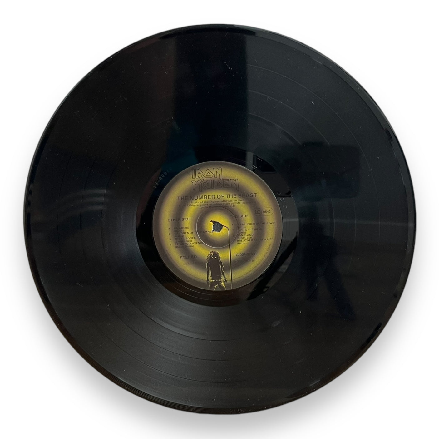 IRON MAIDEN - The Number Of The Beast - USED LP VINYL - VG+/VG+