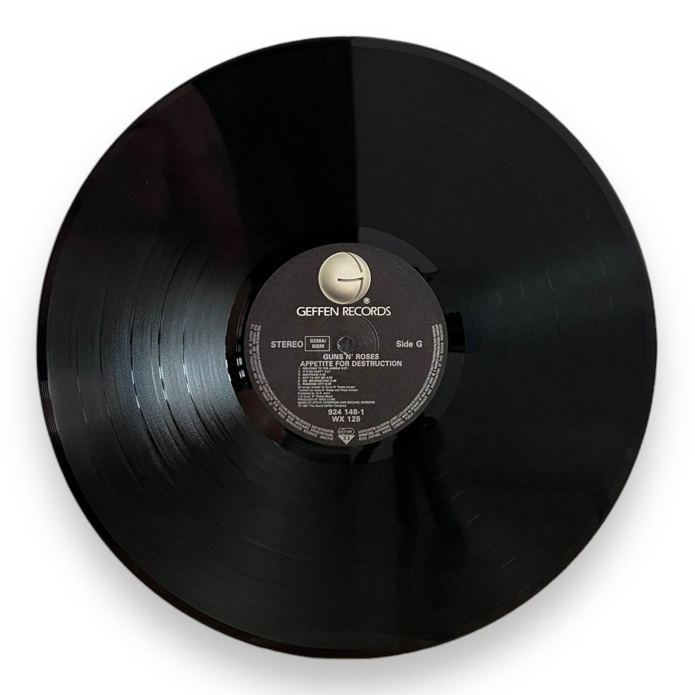 GUNS N ROSES - Appetite For Destruction - USED LP VINYL - VG/VG