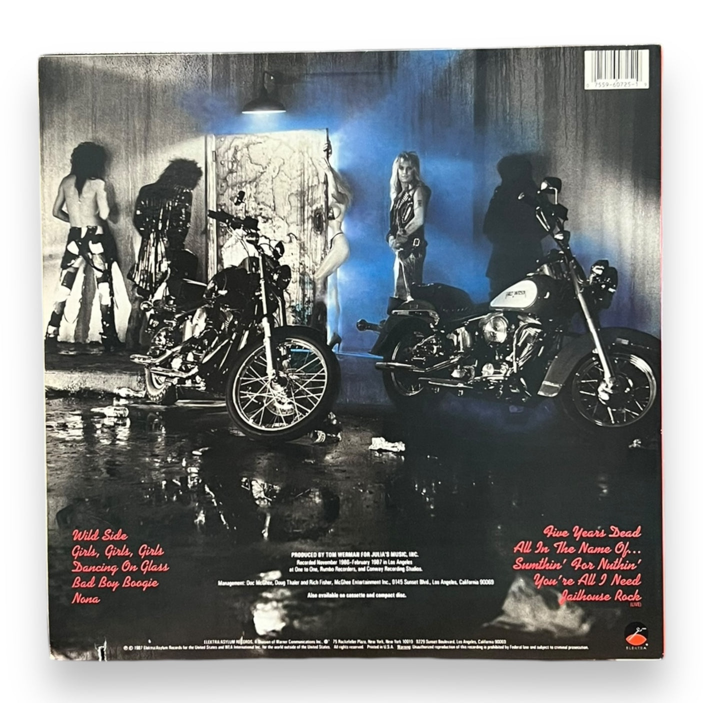 MOTLEY CRUE - Girls, Girls, Girls - USED LP VINYL - VG+/VG+