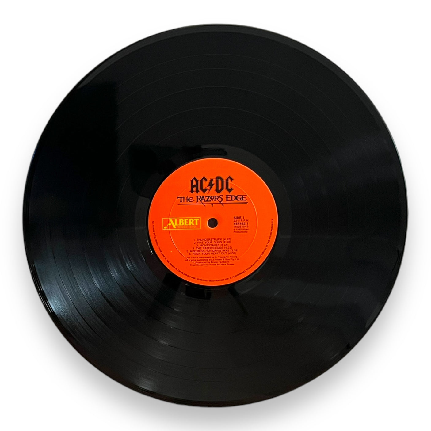 AC/DC - The Razors Edge - USED VINYL LP - AUSTRALIAN PRESS - VG+/VG+