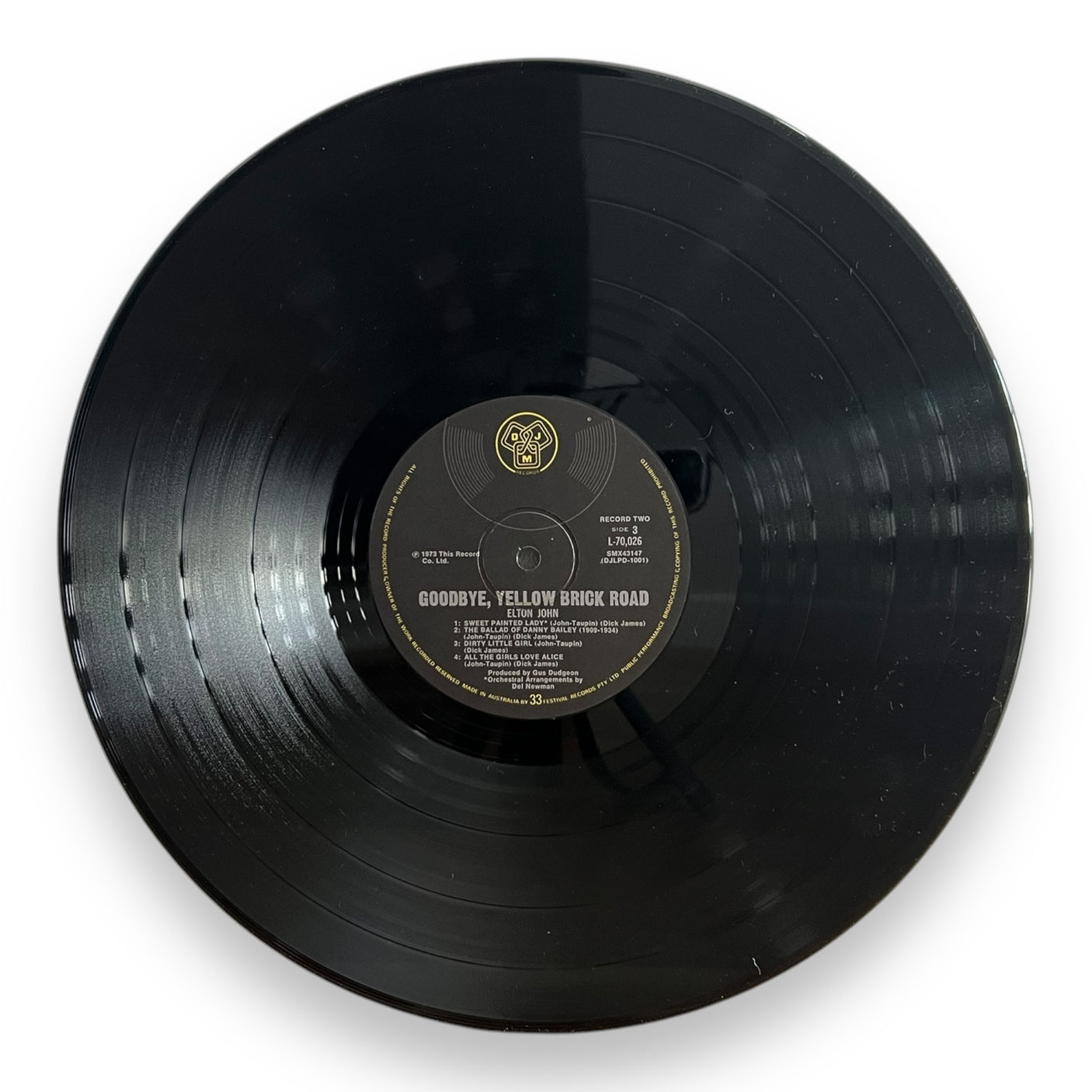 ELTON JOHN - Goodbye Yellow Brick Road - USED VINYL LP - VG+/VG+