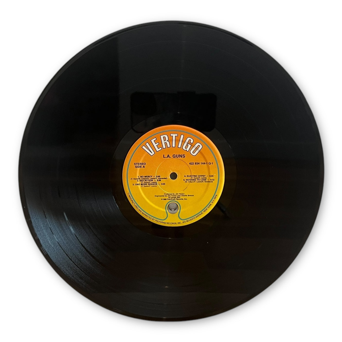 LA GUNS - LA Guns (Self Titled) - USED LP VINYL - VG+/VG+