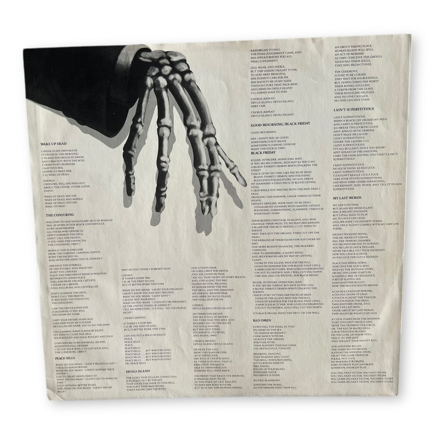 MEGADETH - Peace Sells... But Who's Buying? - USED LP VINYL - VG+/VG+