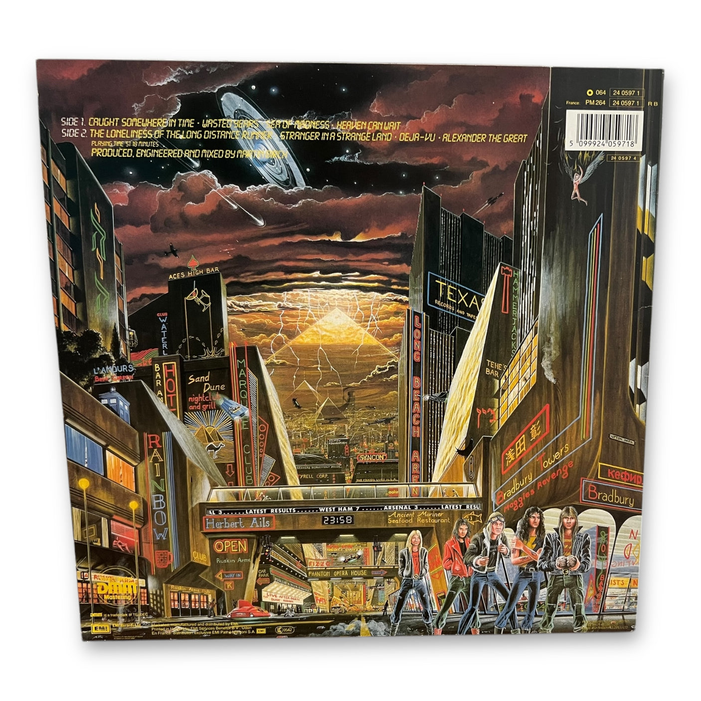 IRON MAIDEN - Somewhere In Time - USED LP VINYL - VG+/NM