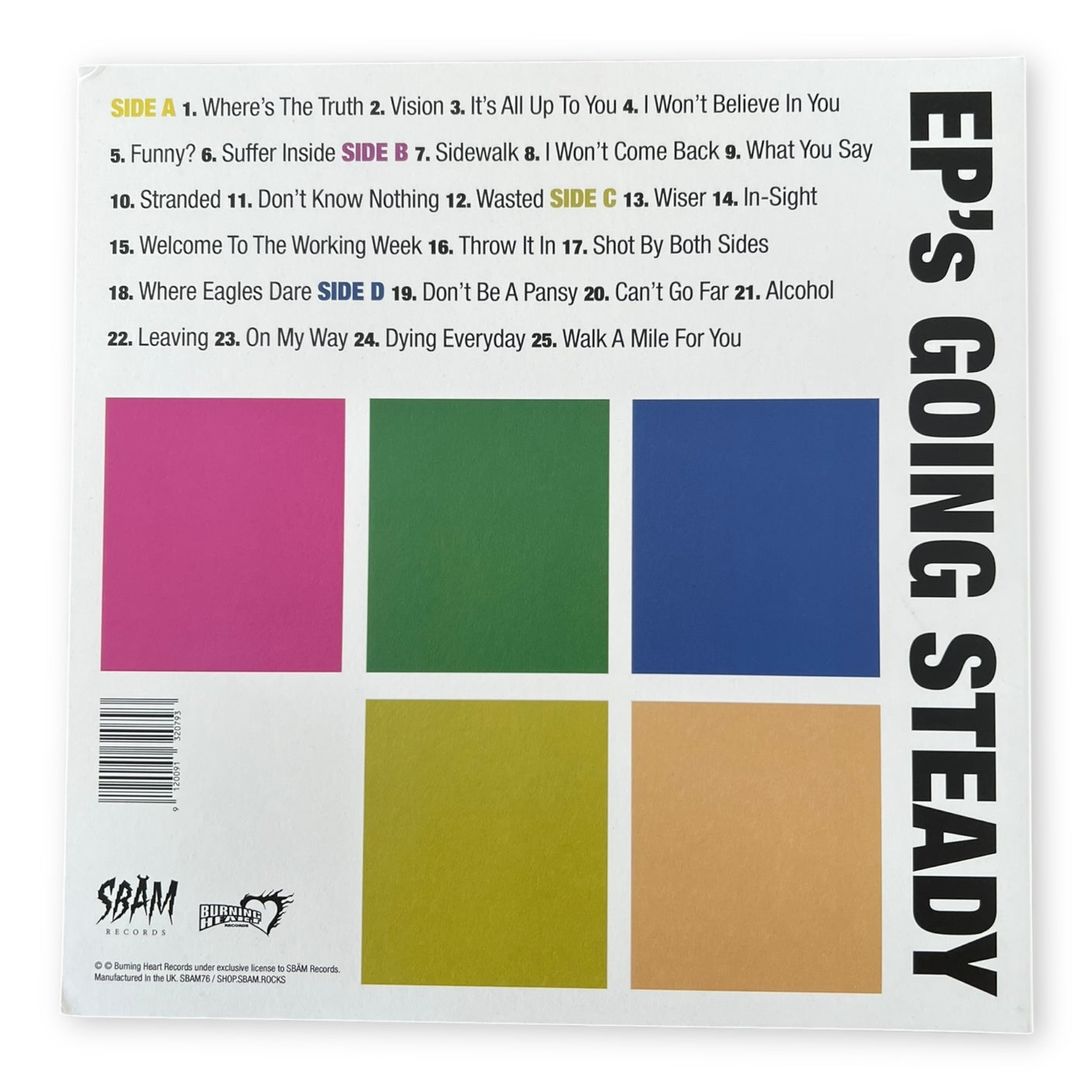 NO FUN AT ALL - EP's Going Steady - DOUBLE LP VINYL - BRAND NEW