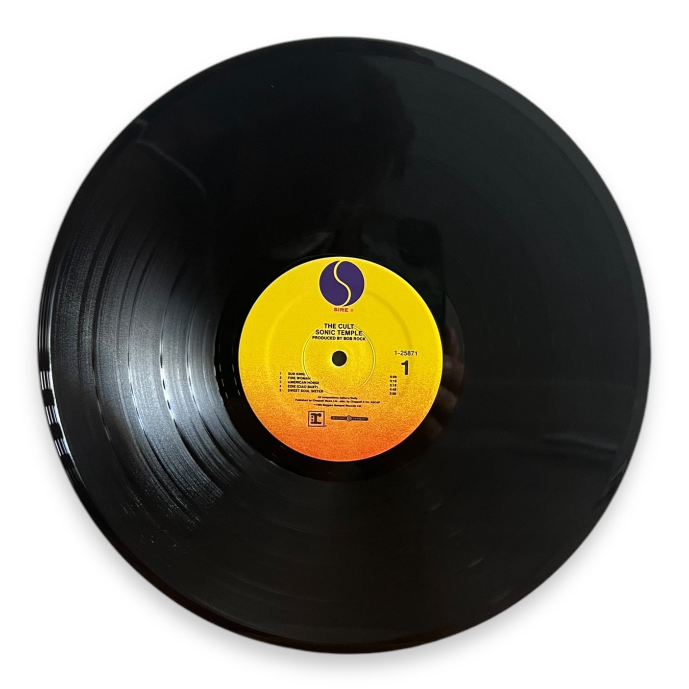 THE CULT - Sonic Temple - USED LP VINYL - ORIGINAL 1989 USA PRESS - VG+/VG+