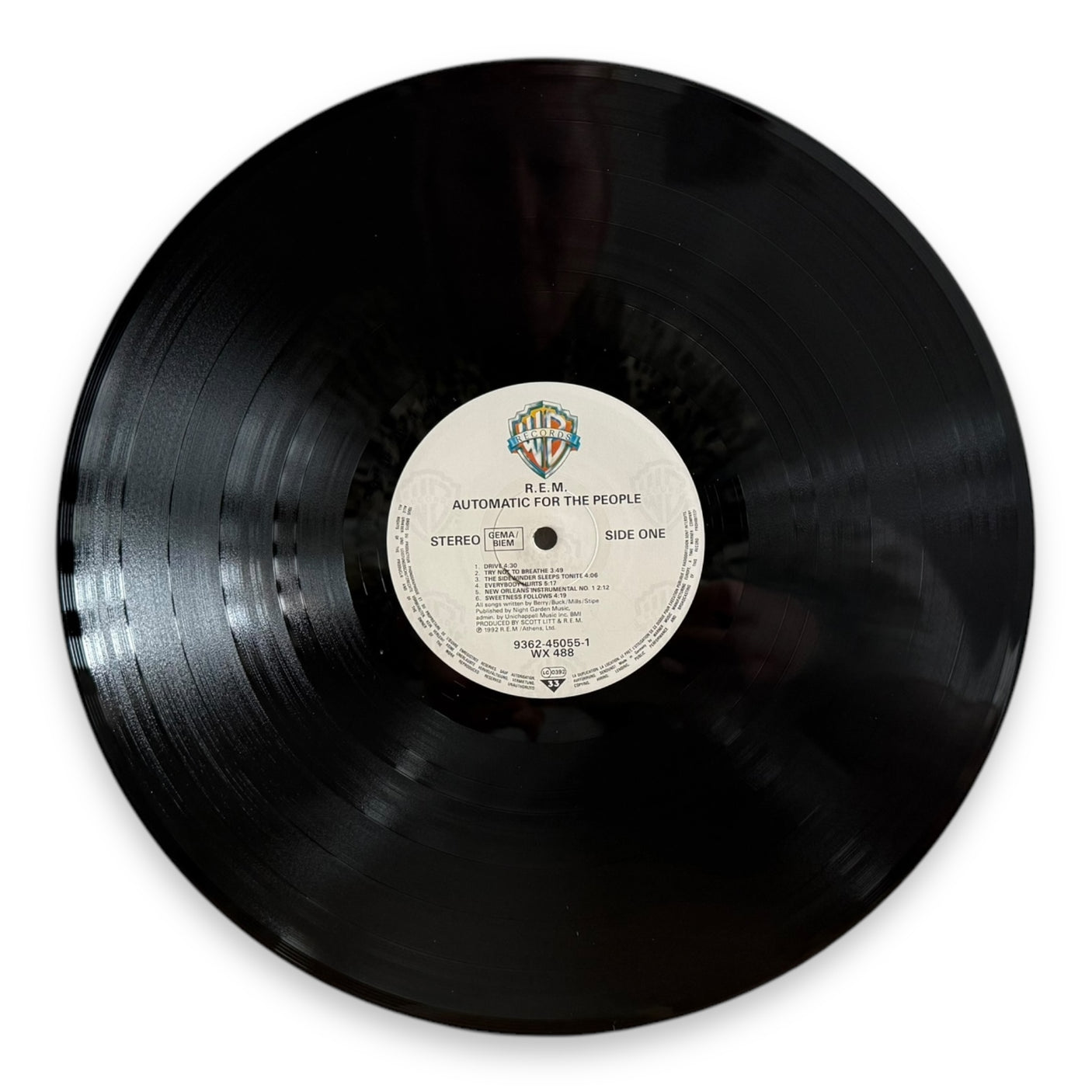 R.E.M - Automatic For The People - USED LP VINYL - ORIGINAL 1992 UK & EUROPE PRESS - VG+/VG+