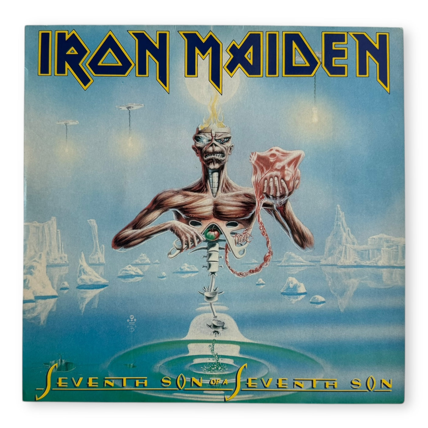 IRON MAIDEN - Seventh Son Of A Seventh Son - USED LP VINYL - ORIGINAL 1988 EUROPE PRESS - VG/NM