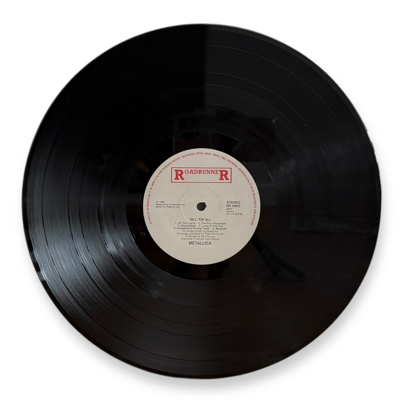 METALLICA - Kill 'Em All - USED LP VINYL - 1983 EUROPE FIRST YEAR PRESS - VG+/VG+