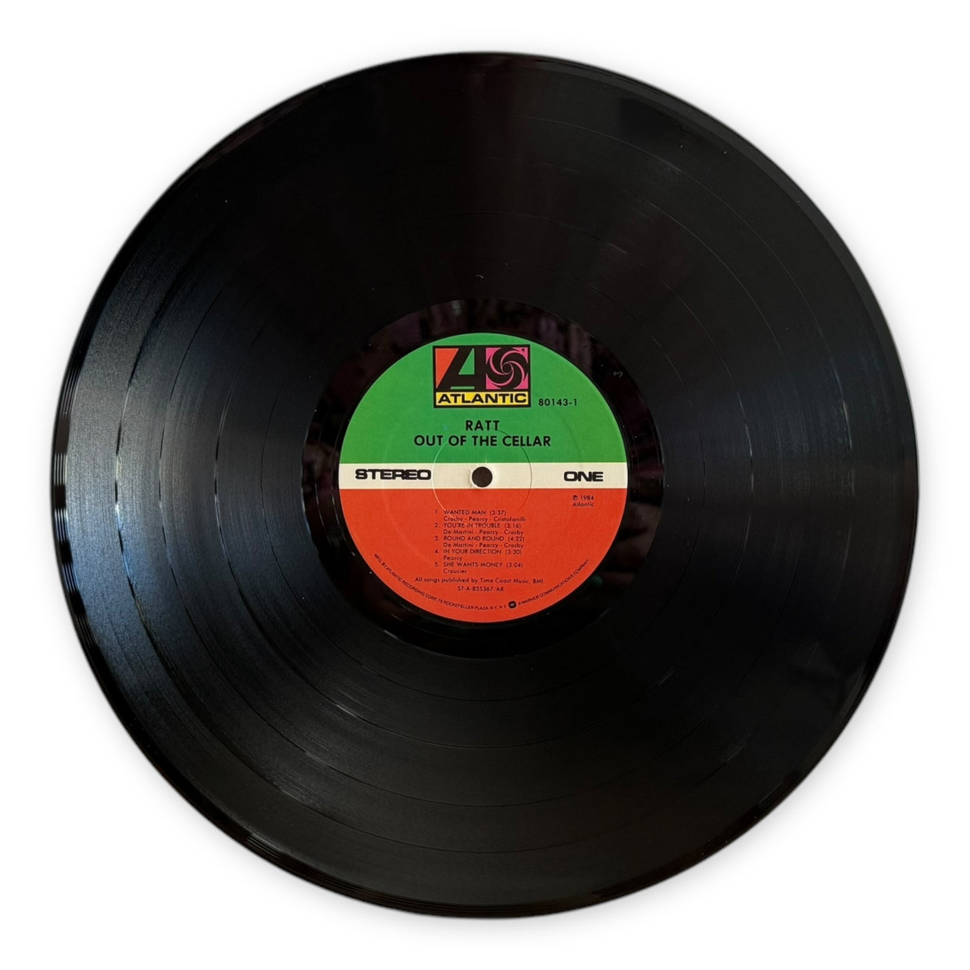 RATT - Out Of The Cellar - USED LP VINYL - ORIGINAL 1984 USA PRESS - VG+/VG+