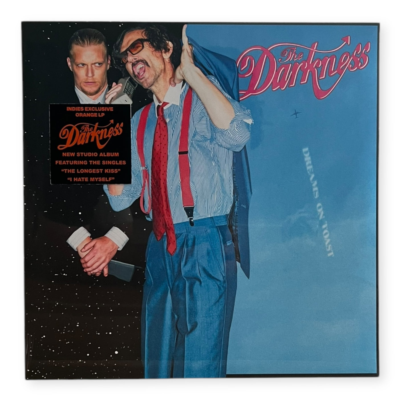 THE DARKNESS - Dreams On Toast - LP VINYL - ORANGE VINYL - BRAND NEW