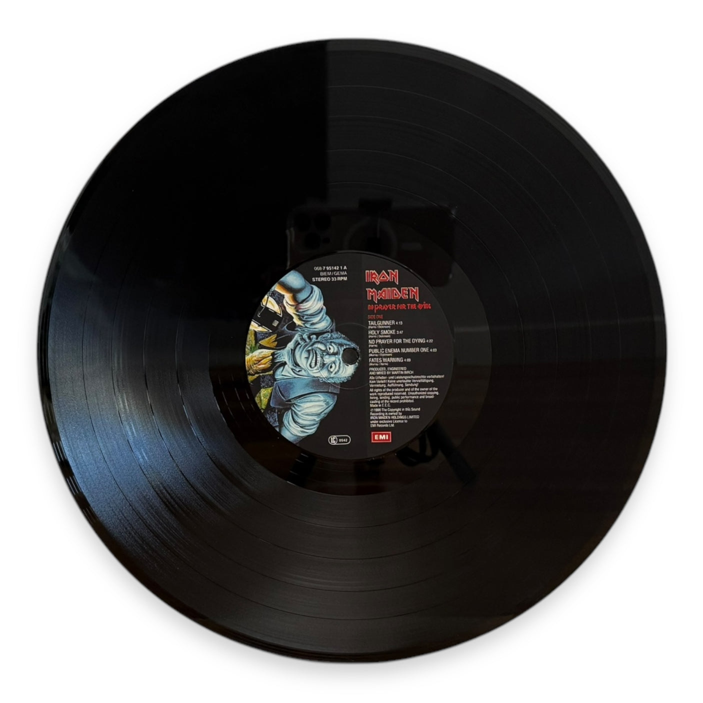 IRON MAIDEN - No Prayer For The Dying - USED LP VINYL - ORIGINAL 1990 EUROPE PRESS - VG/VG