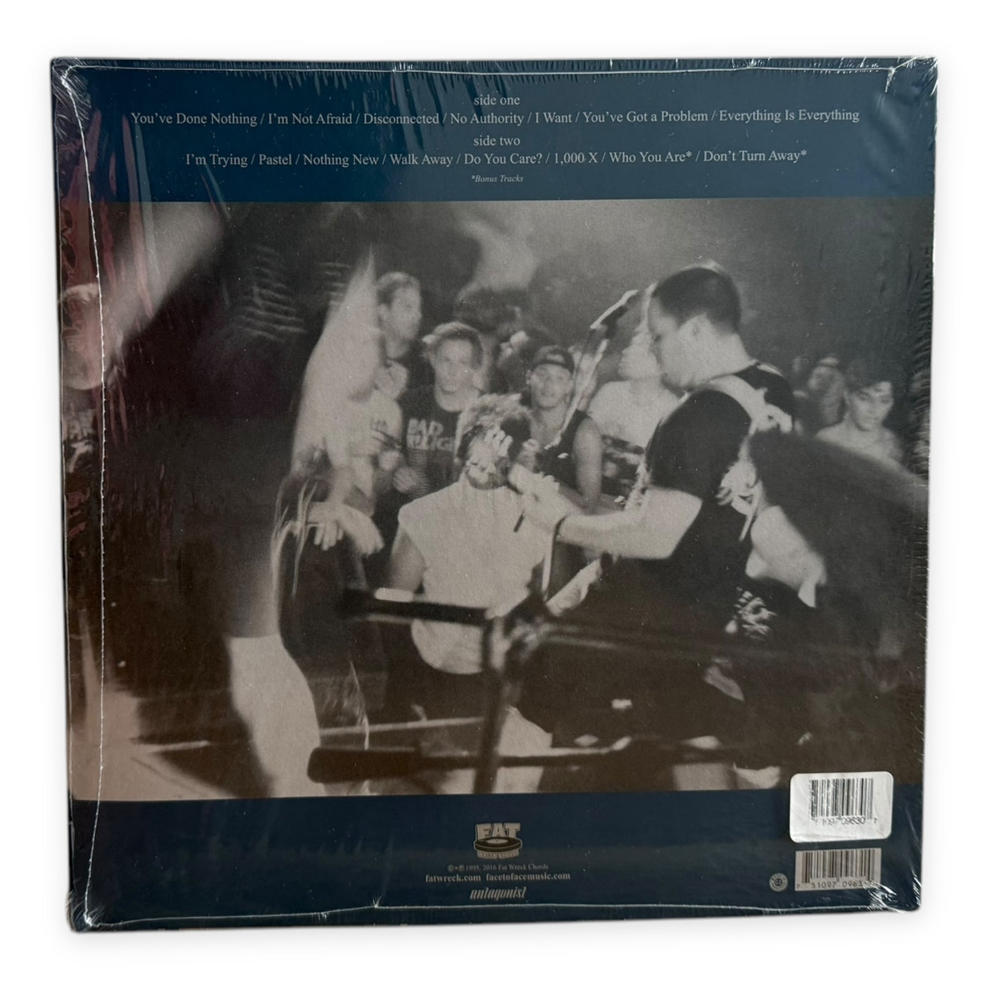 FACE TO FACE - Don't Turn Away - USED LP VINYL - REISSUE - PINK VINYL - 2023 USA PRESS - M/NM