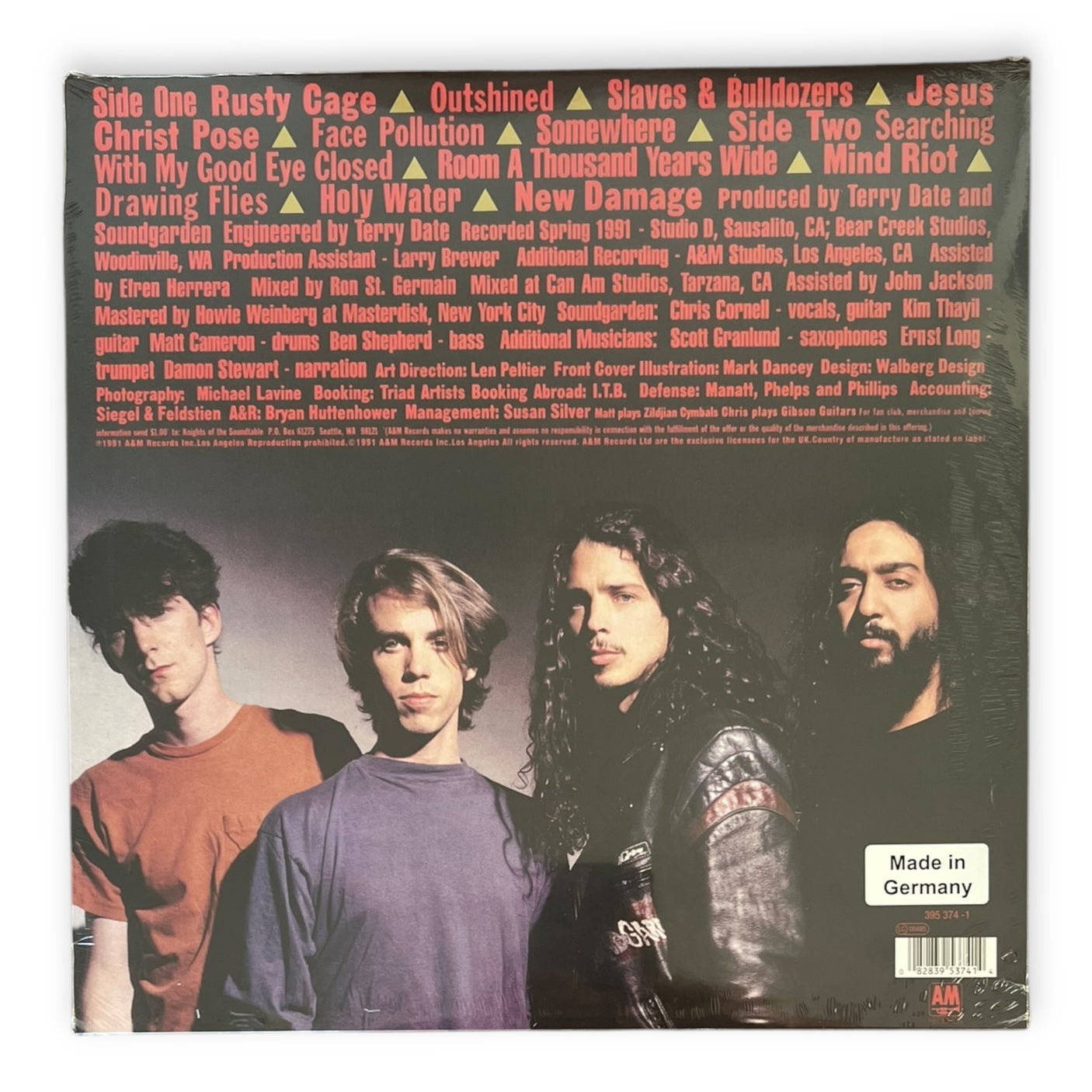 SOUNDGARDEN - Badmotorfinger - LP VINYL - REISSUE - BRAND NEW