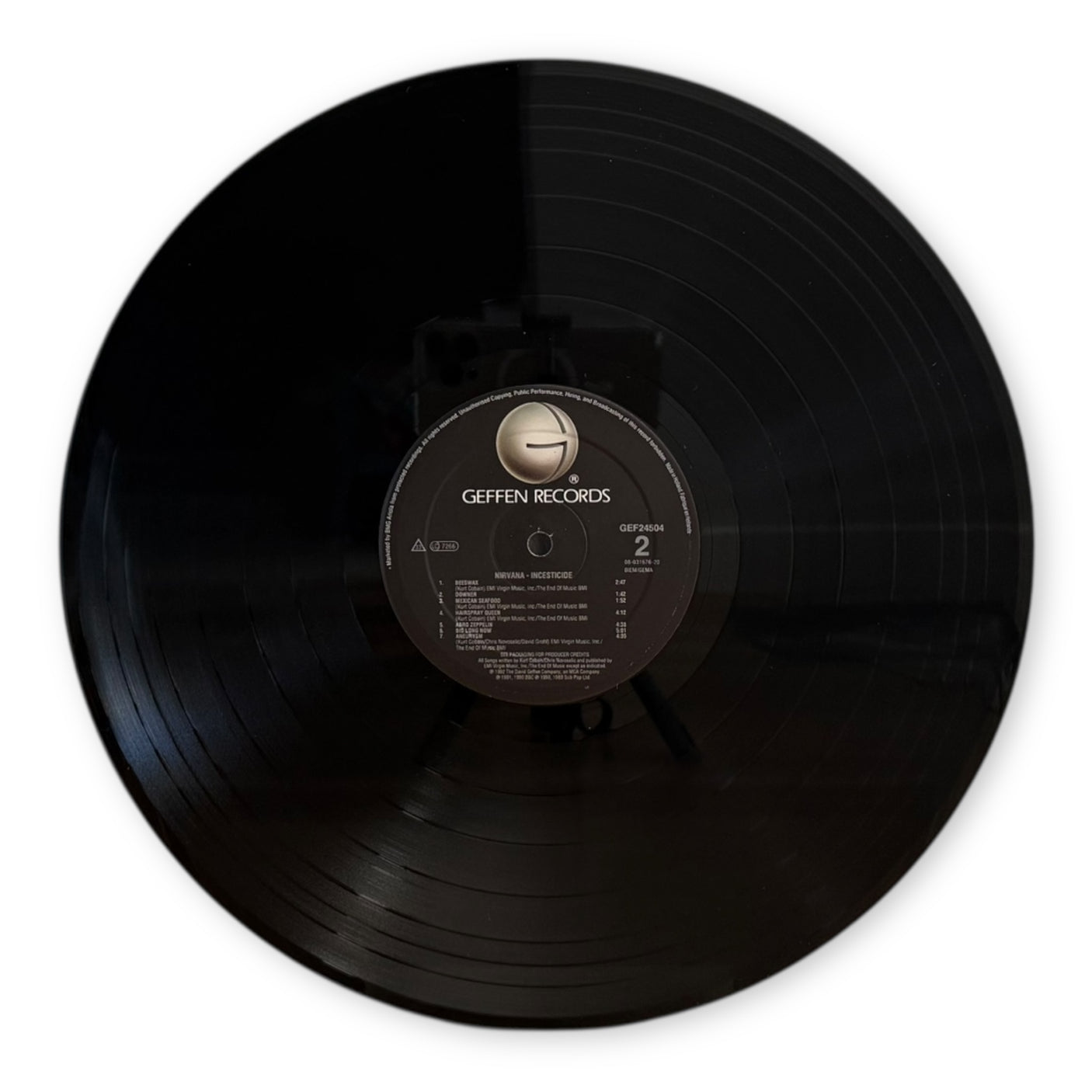 NIRVANA - Incesticide - USED LP VINYL - ORIGINAL 1992 EUROPE PRESS - VG+/VG+