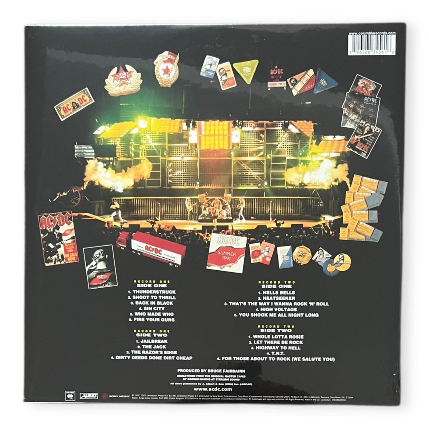 AC/DC - Live (Collectors Edition) - 2 x LP VINYL - 50th ANNIVERSARY GOLD NUGGET 180gm Vinyl - BRAND NEW