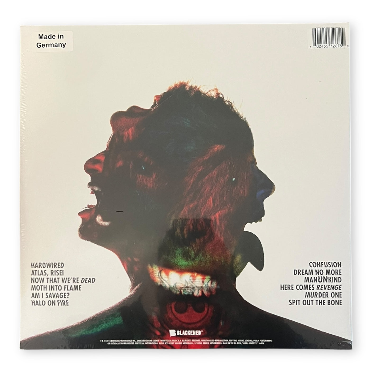 METALLICA - Hardwired... To Self Destruct - 2 x LP VINYL - FLAME ORANGE VINYL - BRAND NEW