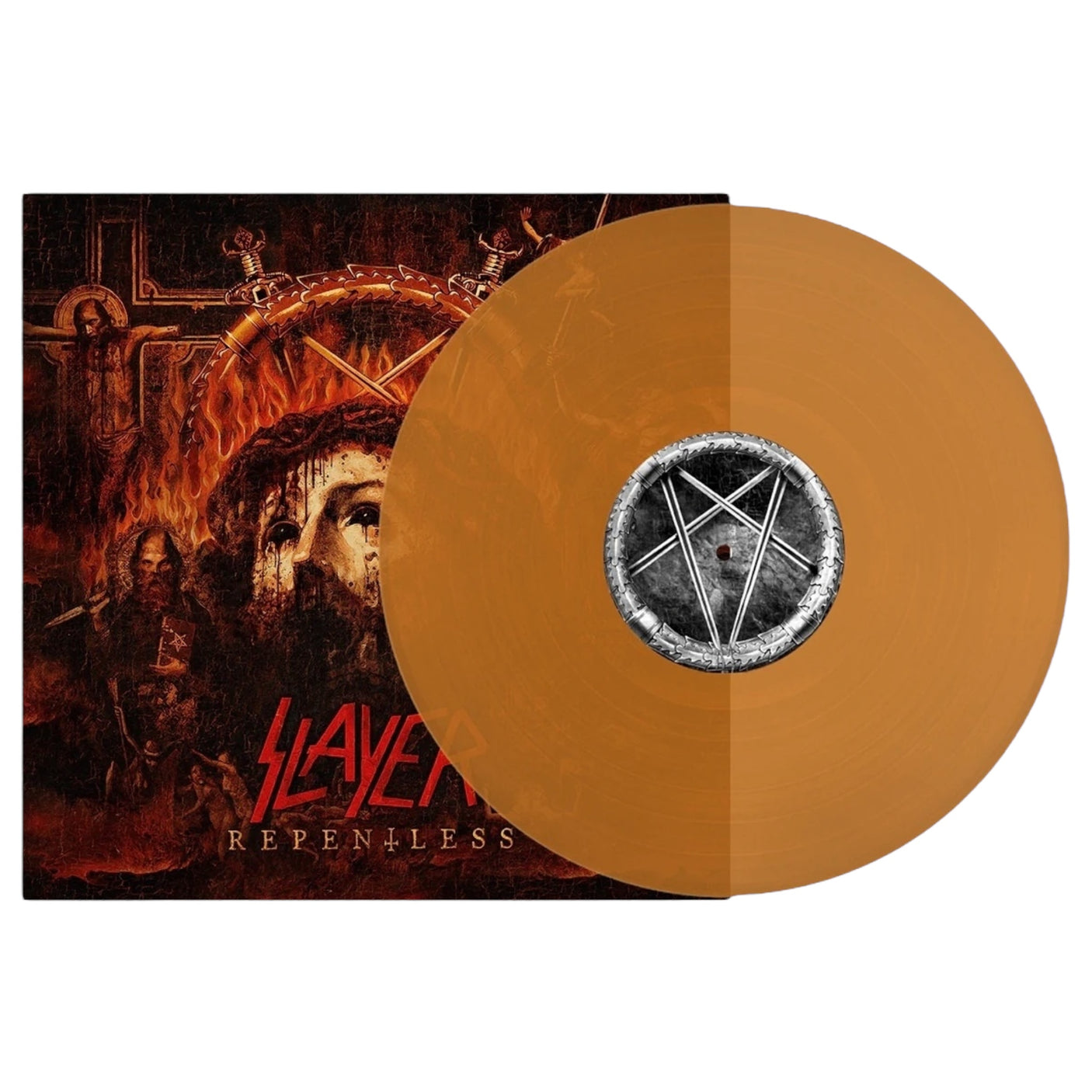 SLAYER - Repentless - LP VINYL - TRANSPARENT YELLOW VINYL - BRAND NEW
