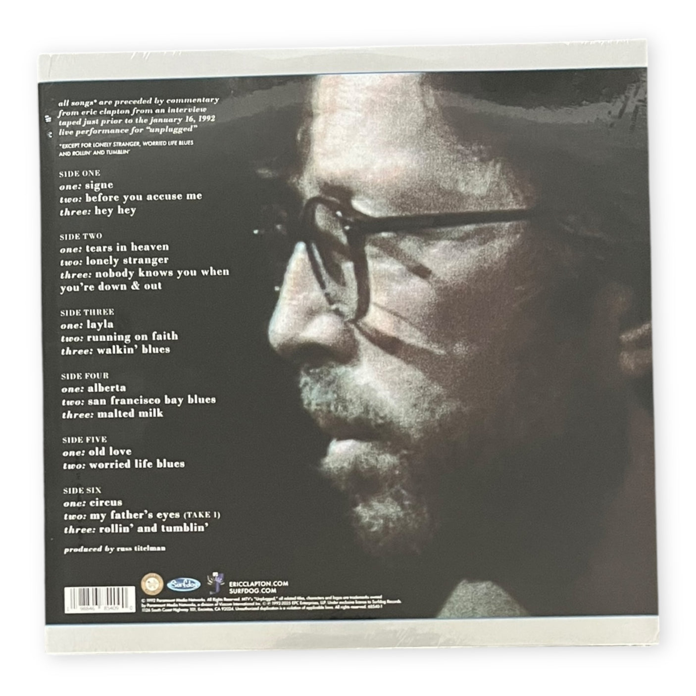ERIC CLAPTON - Unplugged - ENHANCED EDITION - 3 x LP VINYL REISSUE - BRAND NEW