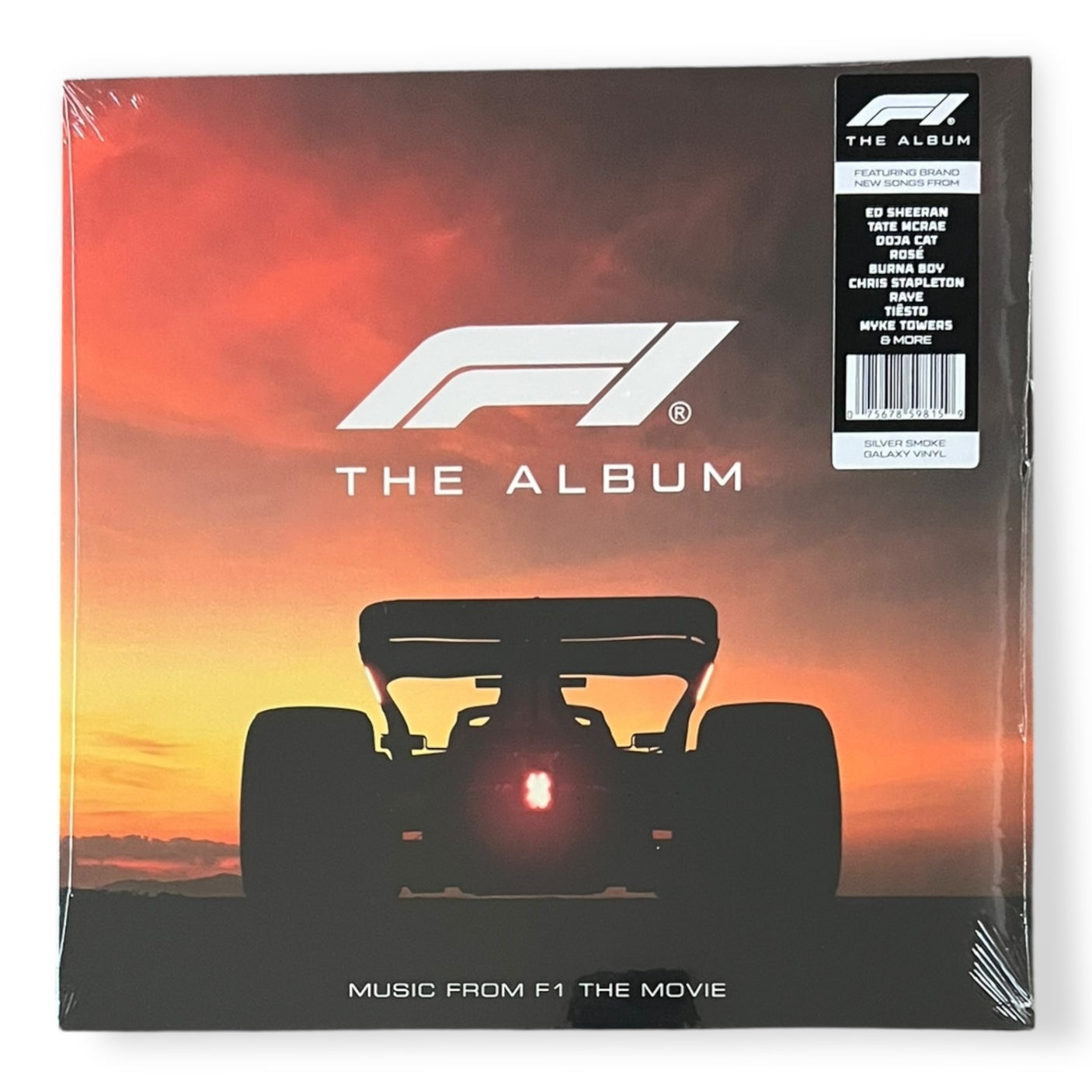F1 THE ALBUM - Music From F1 The Movie - LP VINYL - SILVER SMOKE GALAXY VINYL - BRAND NEW
