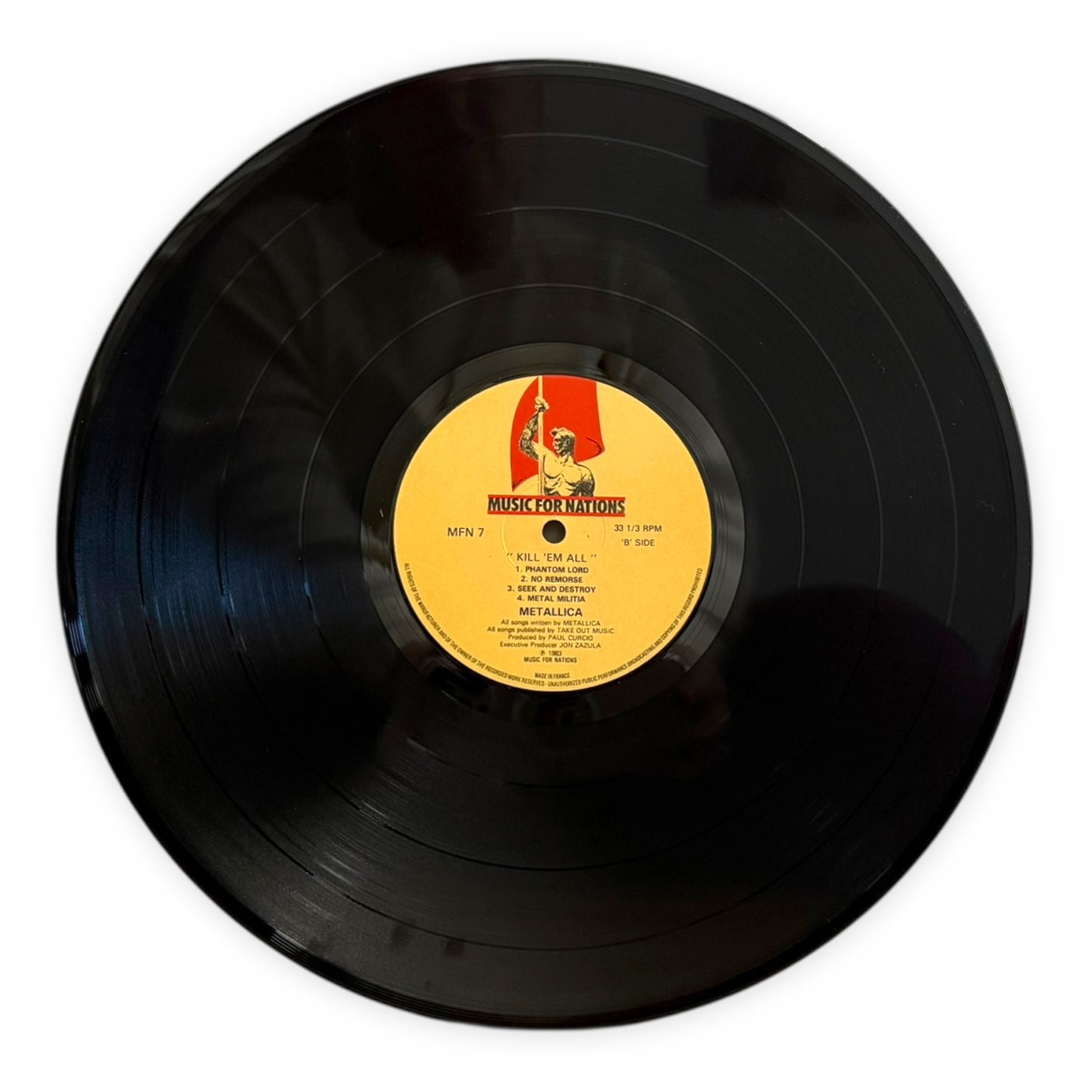 METALLICA - Kill 'Em All - USED LP VINYL - ORIGINAL 1983 UK PRESS - VG+/VG+