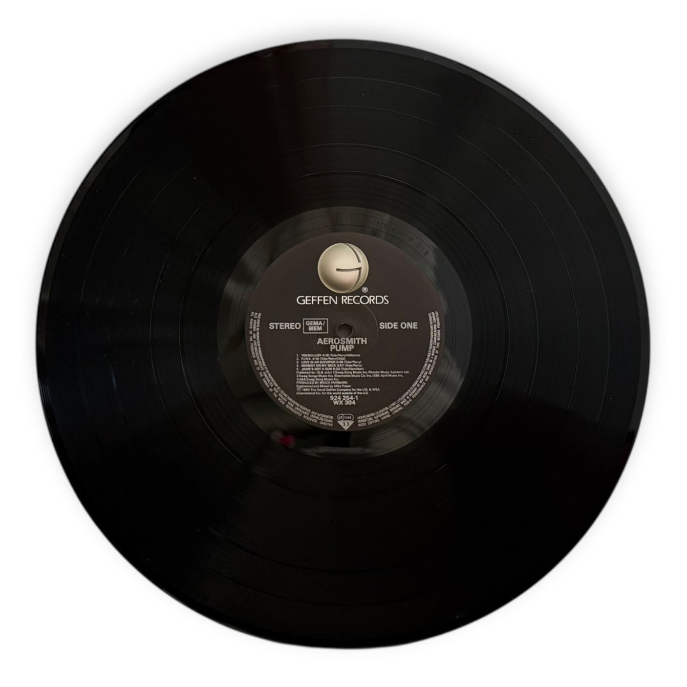AEROSMITH - Pump - USED LP VINYL - ORIGINAL 1989 UK & EUROPE PRESS - VG+/VG+