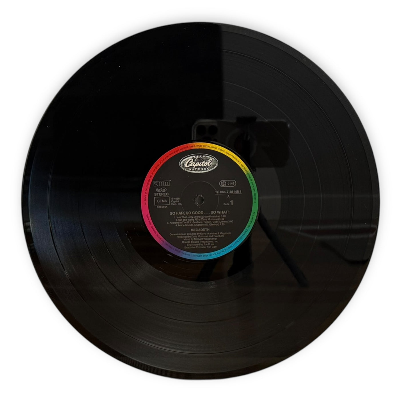 MEGADETH - So Far, So Good… So What! - USED LP VINYL - ORIGINAL 1988 EUROPE PRESS - VG+/VG+