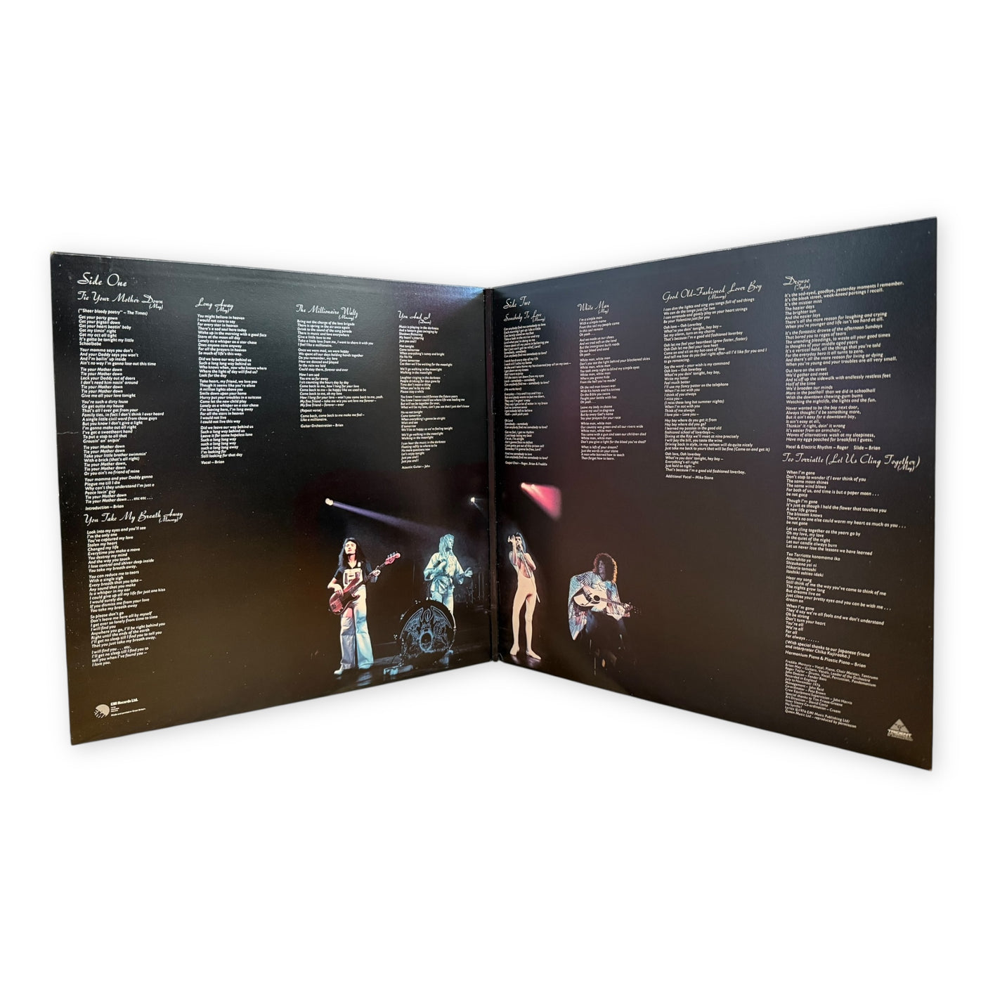 QUEEN - A Day At The Races - USED LP VINYL - ORIGINAL 1976 UK PRESS - VG+/VG+