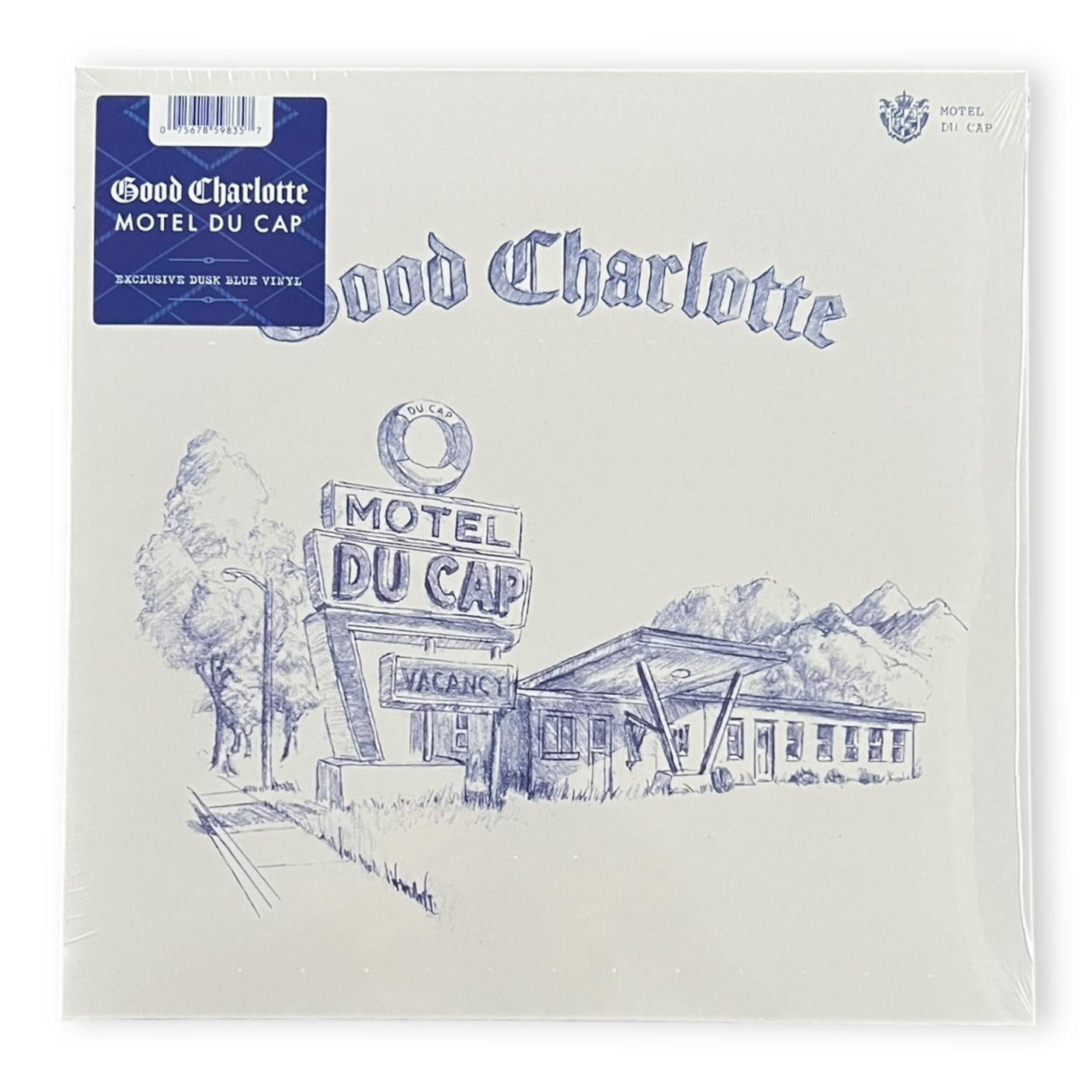GOOD CHARLOTTE - Motel Du Cap - BLUE DUSK VINYL - LP VINYL - BRAND NEW