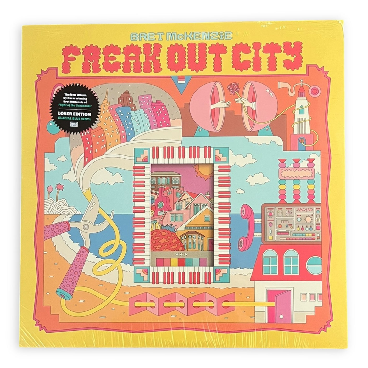 BRET MCKENZIE - Freak Out City - LOSER EDITION GLACIAL BLUE VINYL - LP VINYL - BRAND NEW