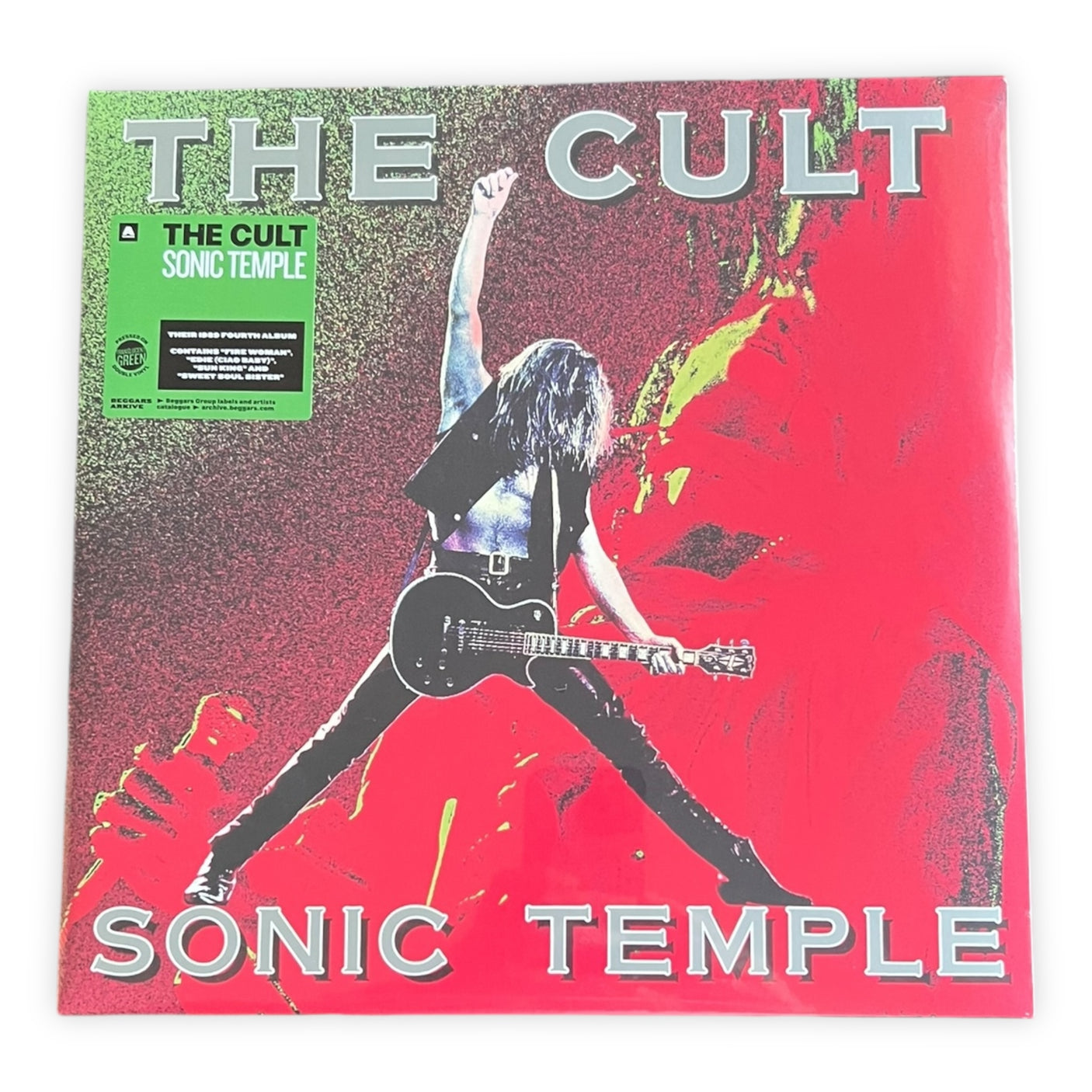 THE CULT - Sonic Temple - 30th ANNIVERSARY EDITION - TRANSLUCENT GREEN VINYL - LP VINYL - BRAND NEW