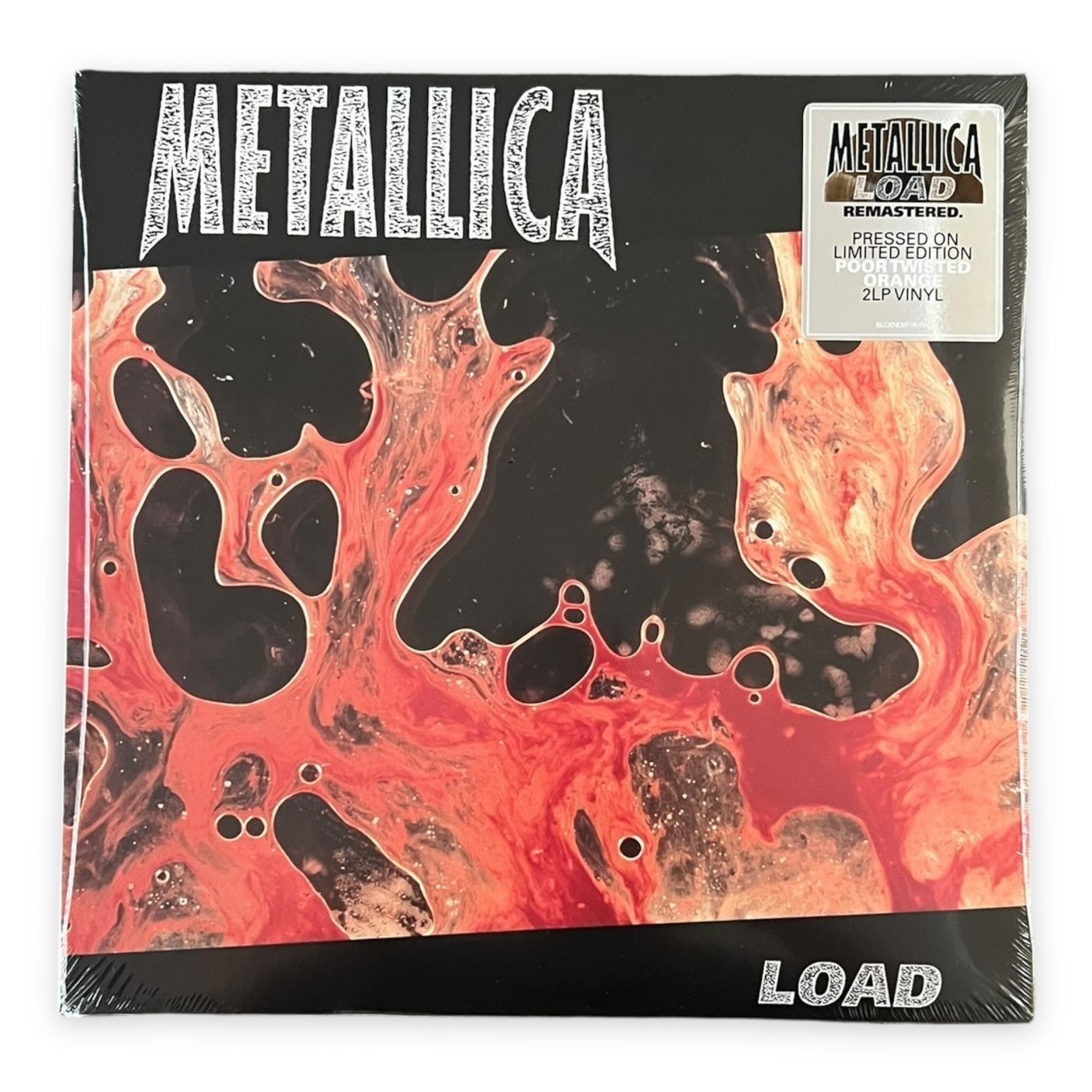METALLICA - Load - LIMITED EDITION - POOR TWISTED ORANGE VINYL - LP VINYL - BRAND NEW