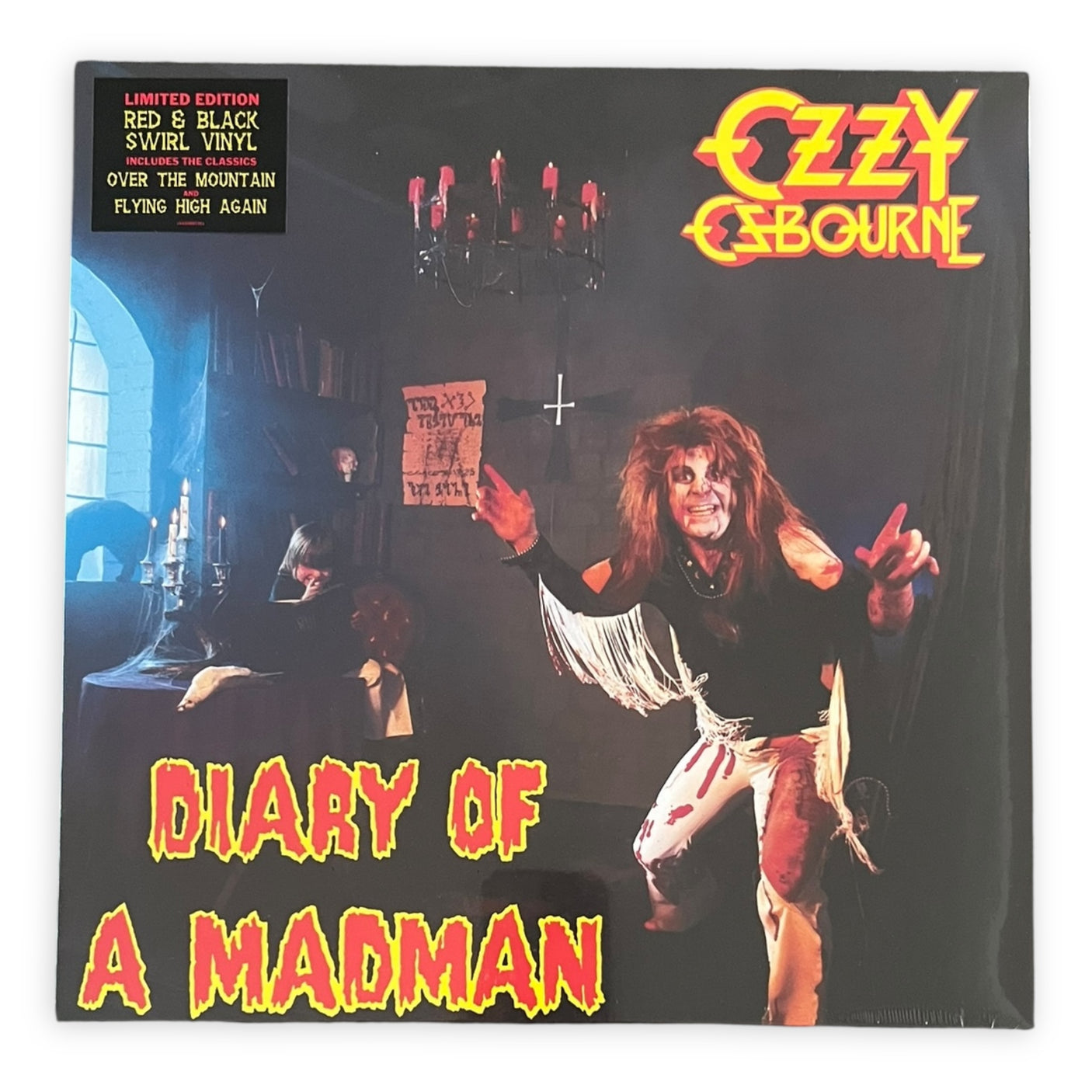 OZZY OSBOURNE - Diary Of A Madman - 40th ANNIVERSARY RED SWIRL VINYL - BRAND NEW