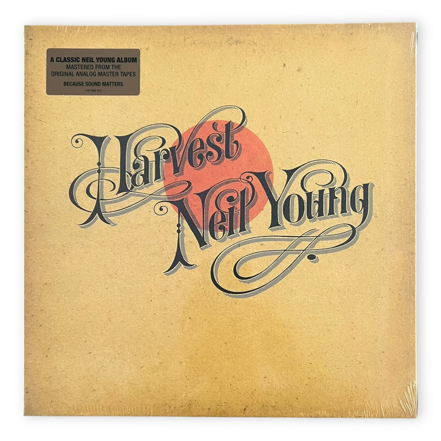 NEIL YOUNG - Harvest - LP VINYL - REMASTERED 180gm - BRAND NEW