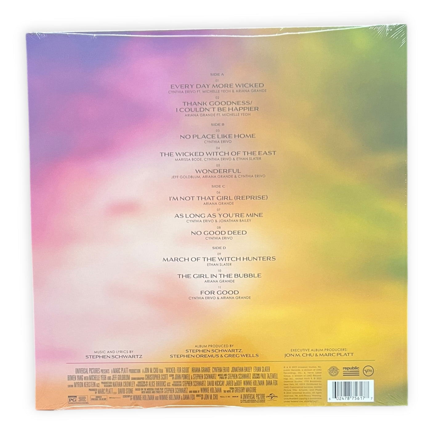 WICKED: FOR GOOD (Universal Pictures Movie Soundtrack) | 2 x LP | Brand New LP Vinyl Album