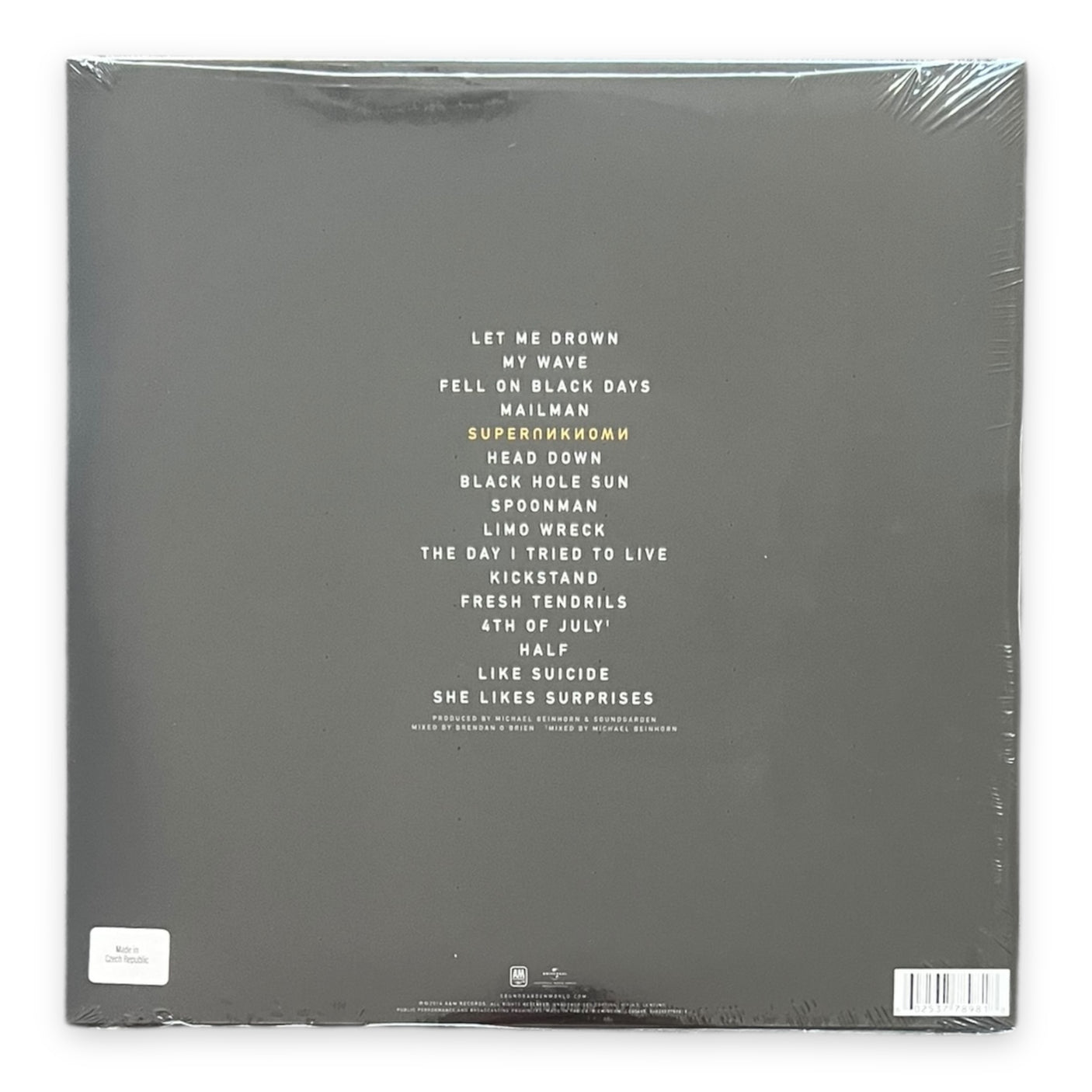 SOUNDGARDEN - Superunknown (180gm Reissue) | 2 x LP | Brand New LP Vinyl Album