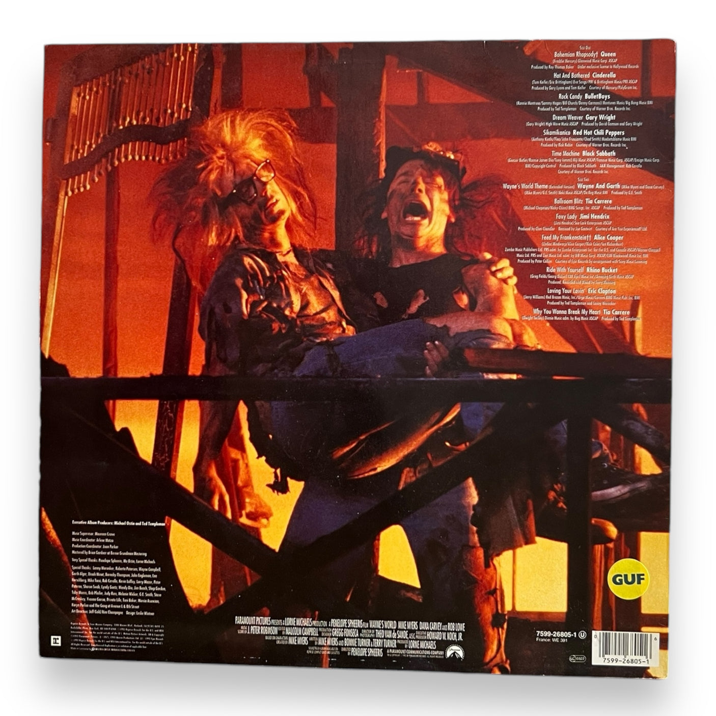 WAYNE'S WORLD - Music From The Motion Picture - USED LP VINYL - VG+/VG+