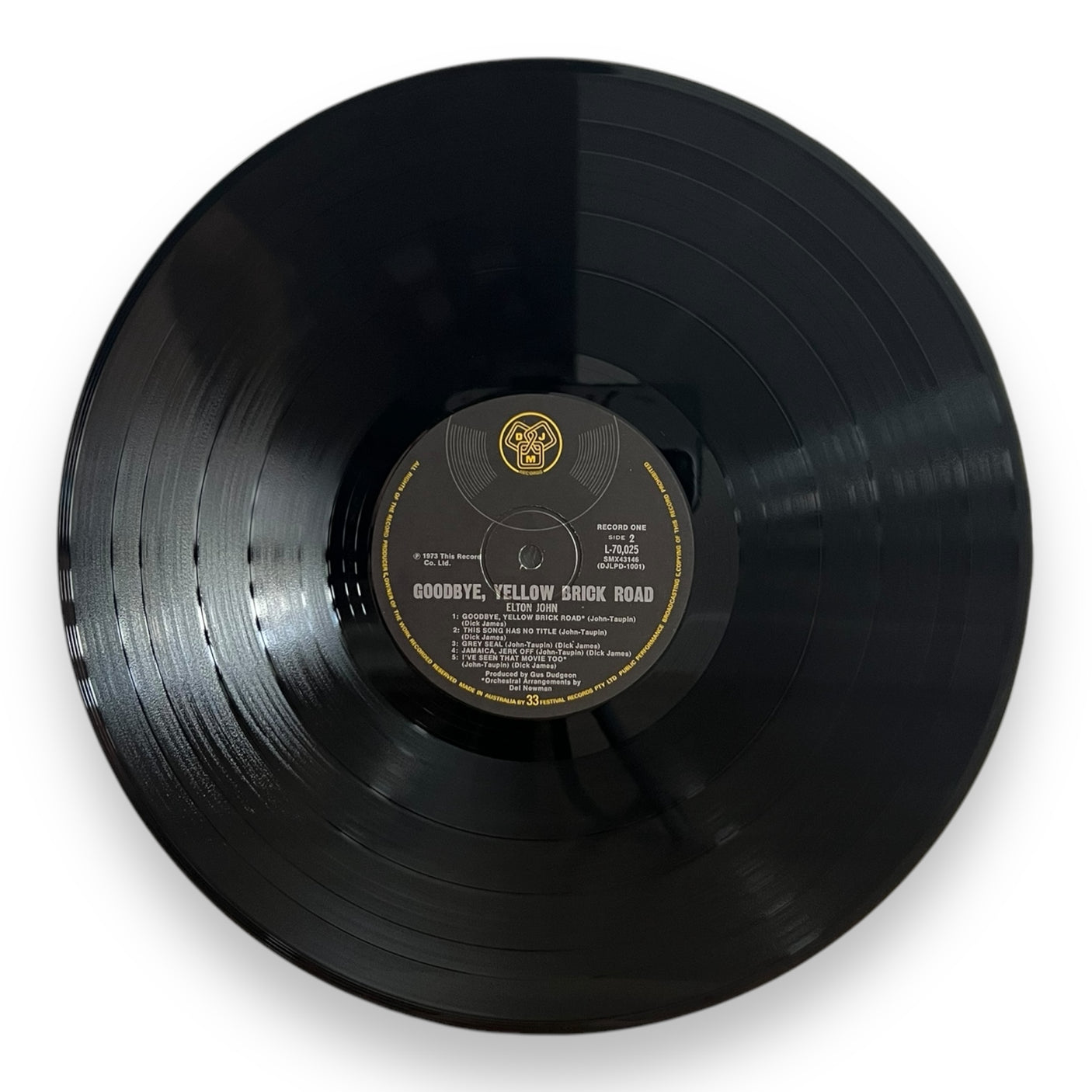 ELTON JOHN - Goodbye Yellow Brick Road - USED VINYL LP - VG+/VG+