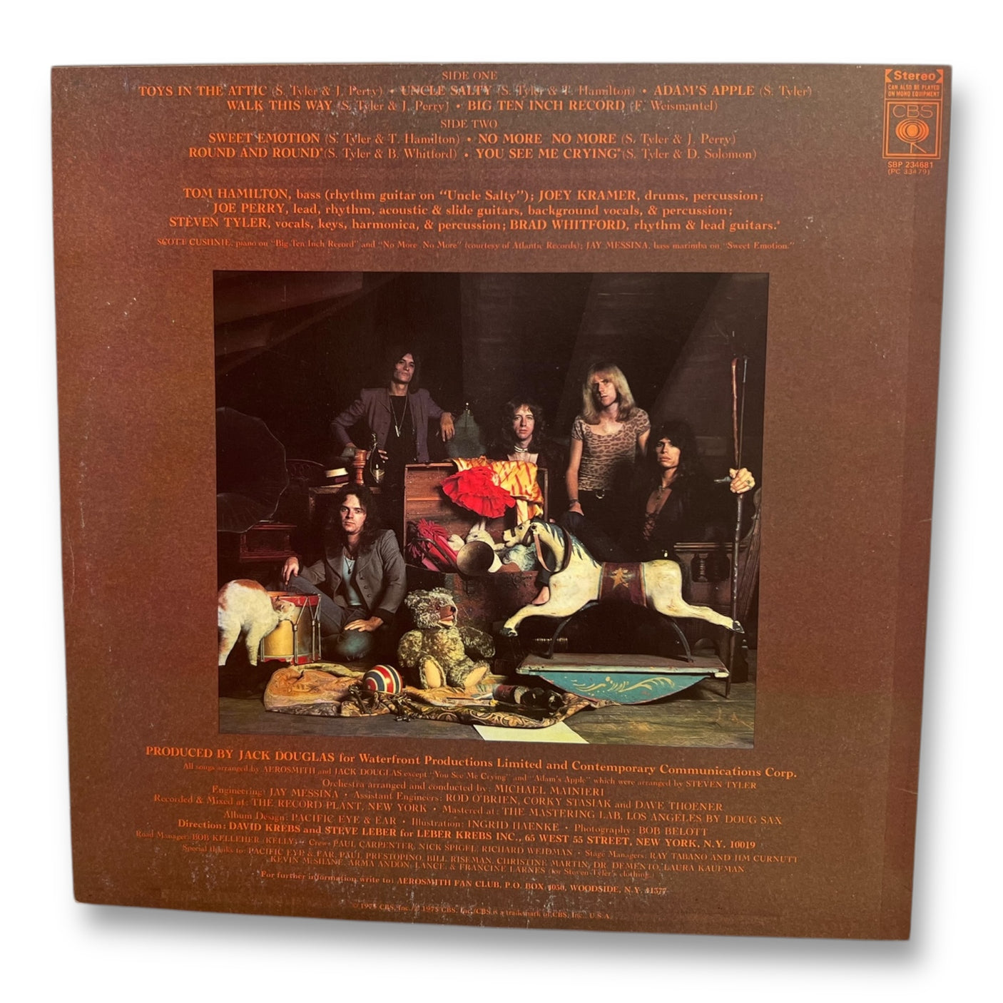 AEROSMITH - Toys In The Attic - USED LP VINYL - VG+/VG+