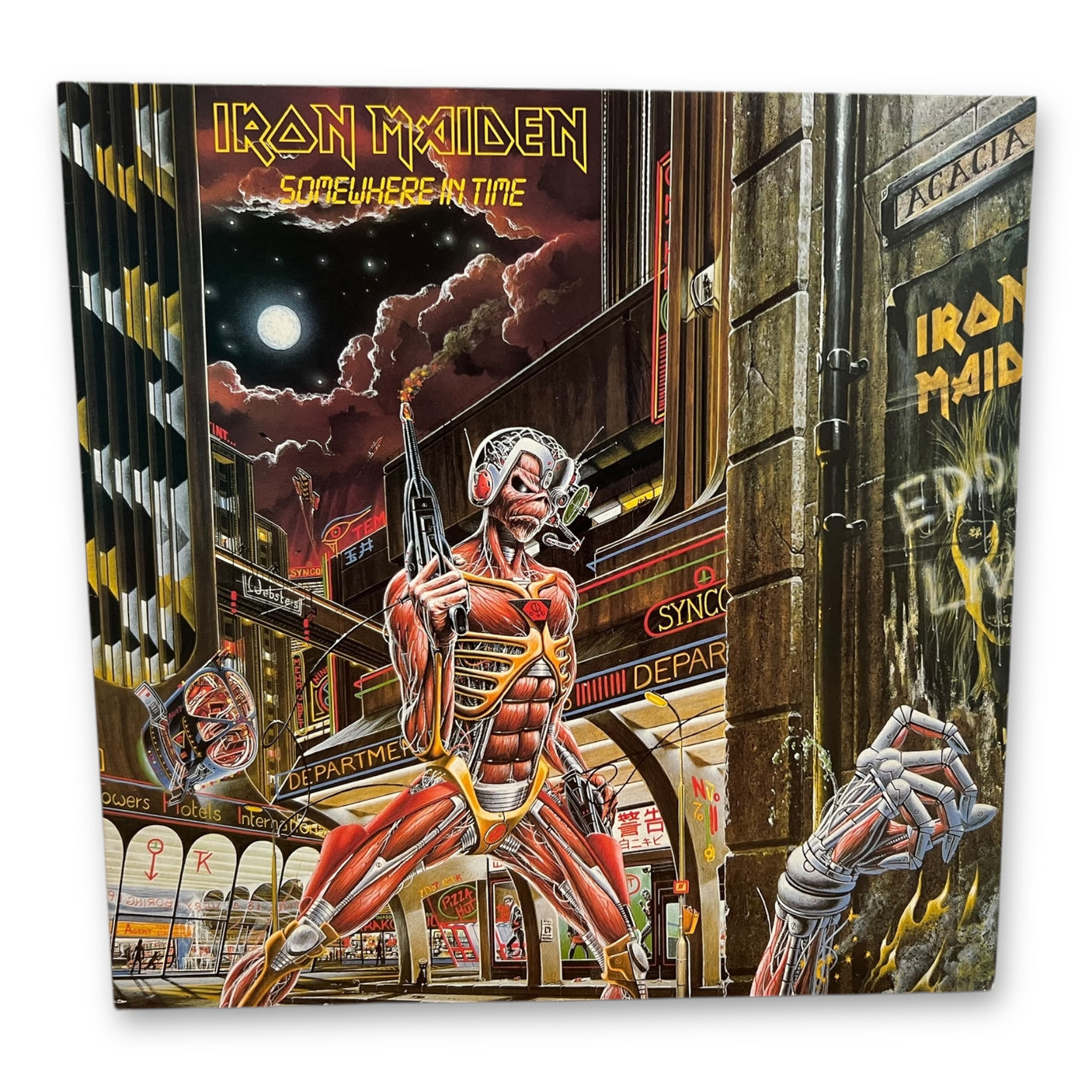 IRON MAIDEN - Somewhere In Time - USED LP VINYL - VG+/NM