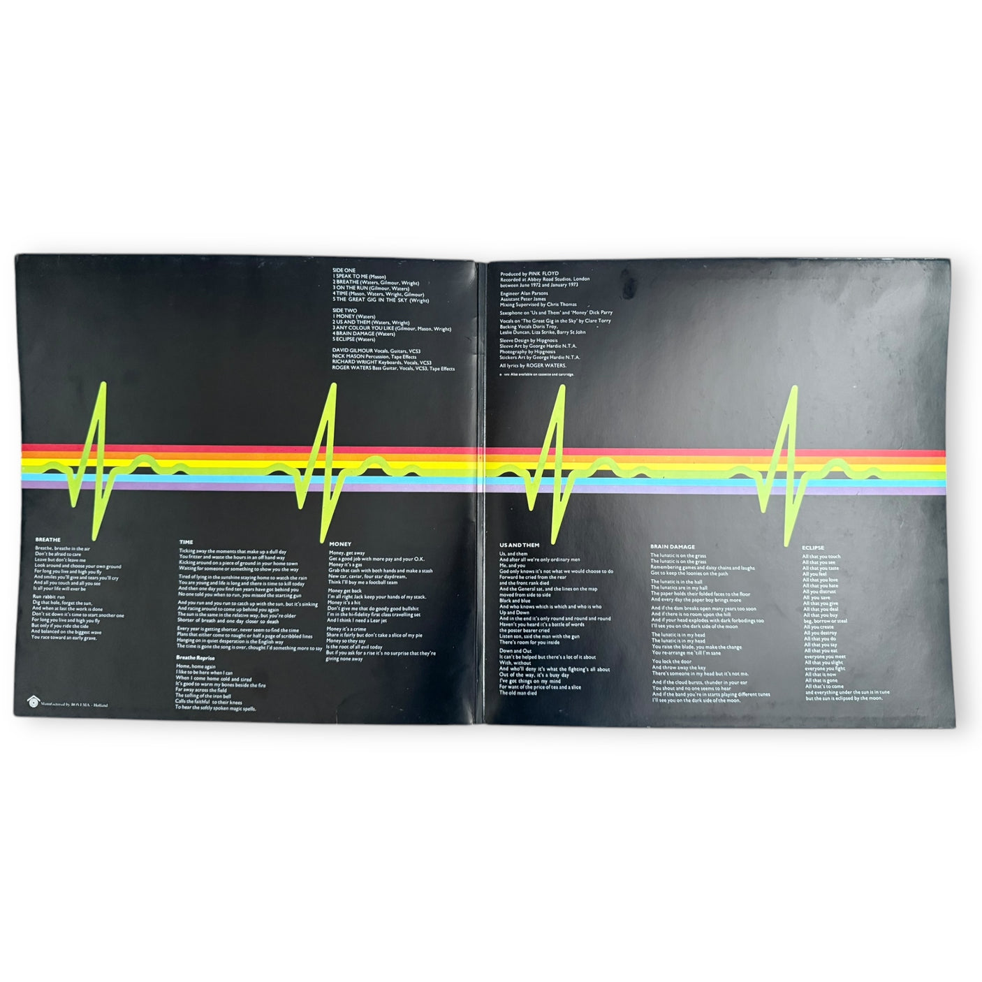 PINK FLOYD - The Dark Side Of The Moon - USED LP VINYL - 1979 NETHERLANDS PRESS - VG/VG