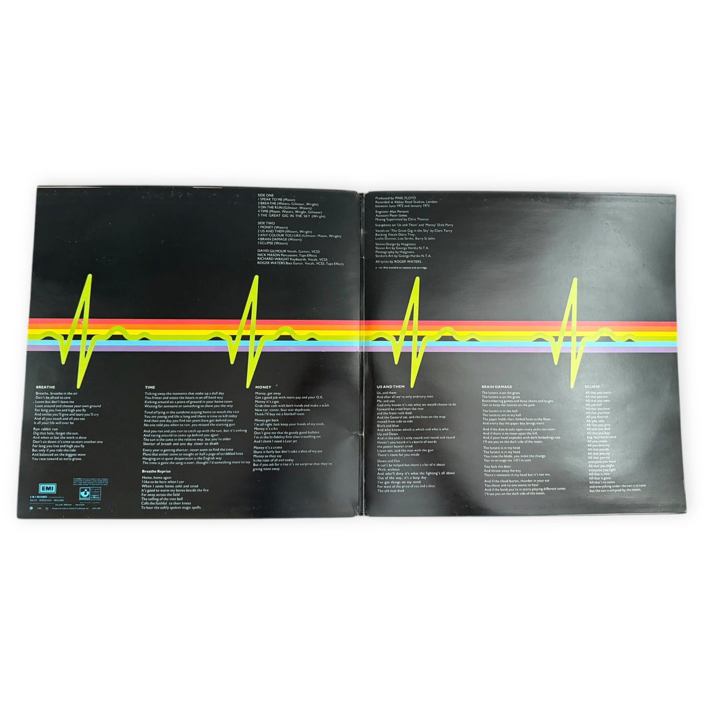 PINK FLOYD - The Dark Side Of The Moon - USED LP VINYL - 1973 SWEDISH PRESS - VG/VG