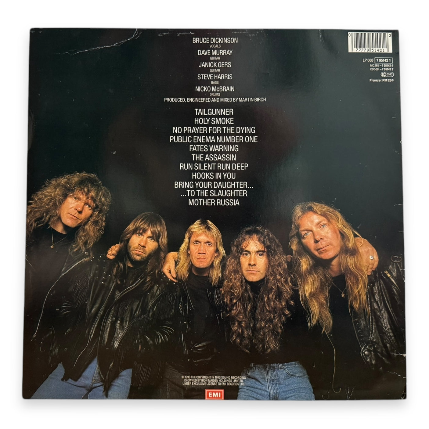 IRON MAIDEN - No Prayer For The Dying - USED LP VINYL - ORIGINAL 1990 EUROPE PRESS - VG/VG