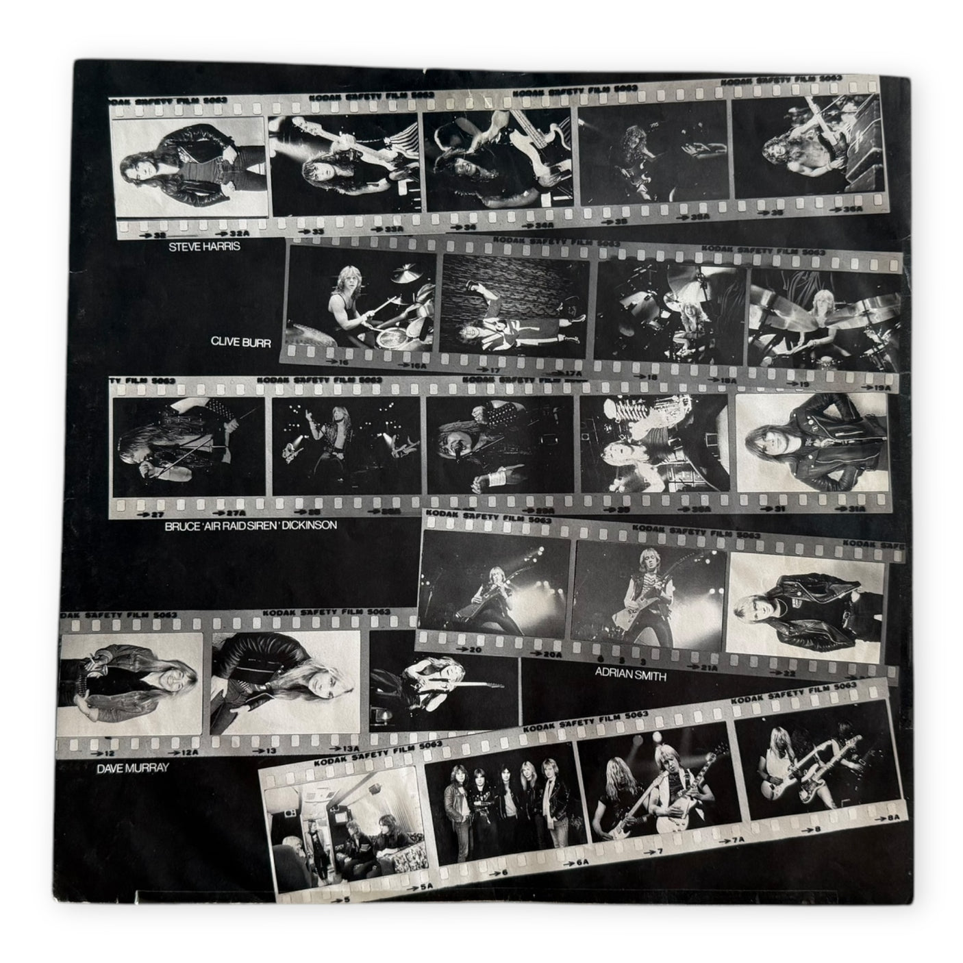 IRON MAIDEN - The Number Of The Beast - USED LP VINYL - ORIGINAL 1982 EUROPE PRESS - G+/VG