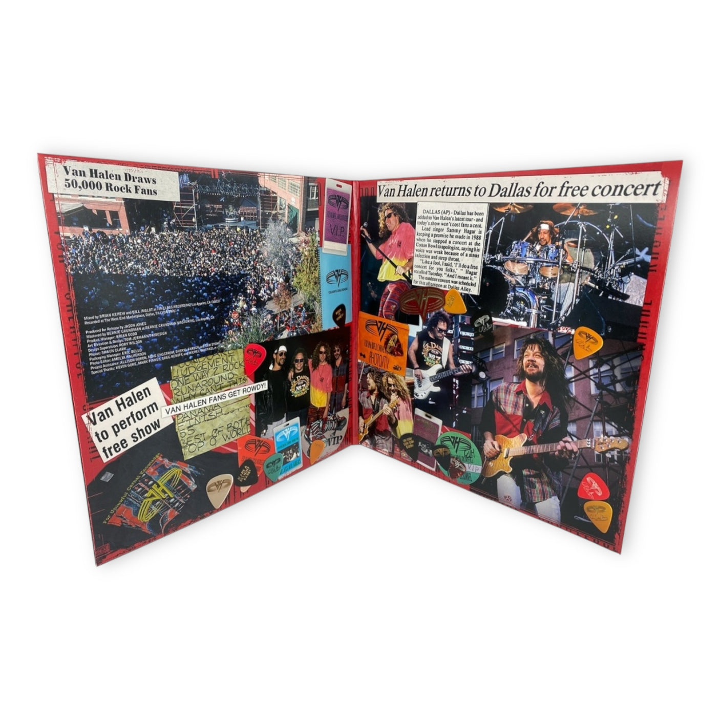 VAN HALEN - Live In Dallas 1991 - LP VINYL - LIMITED EDITION RED VINYL - BRAND NEW