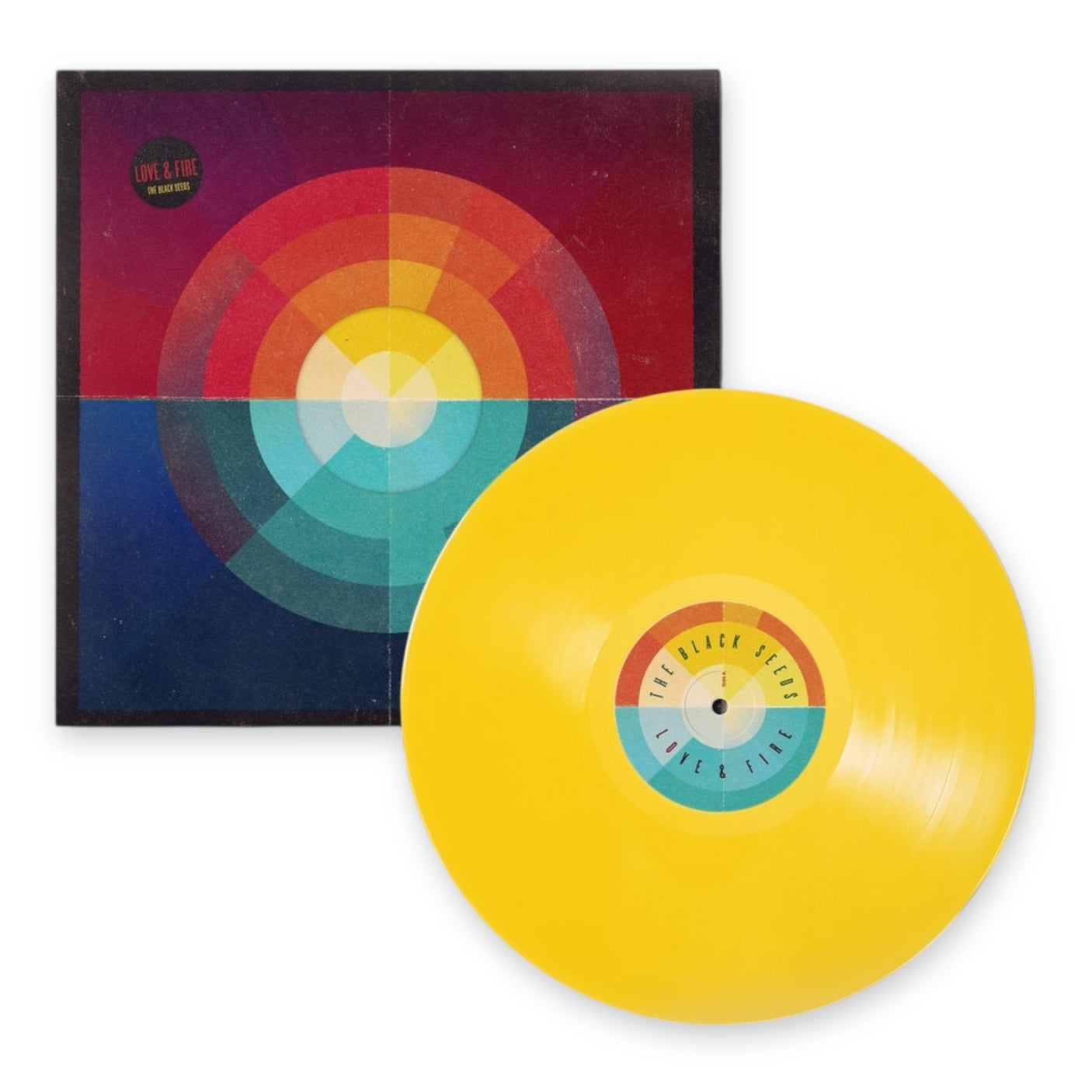 THE BLACK SEEDS - Love & Fire - LP VINYL - YELLOW VINYL - BRAND NEW