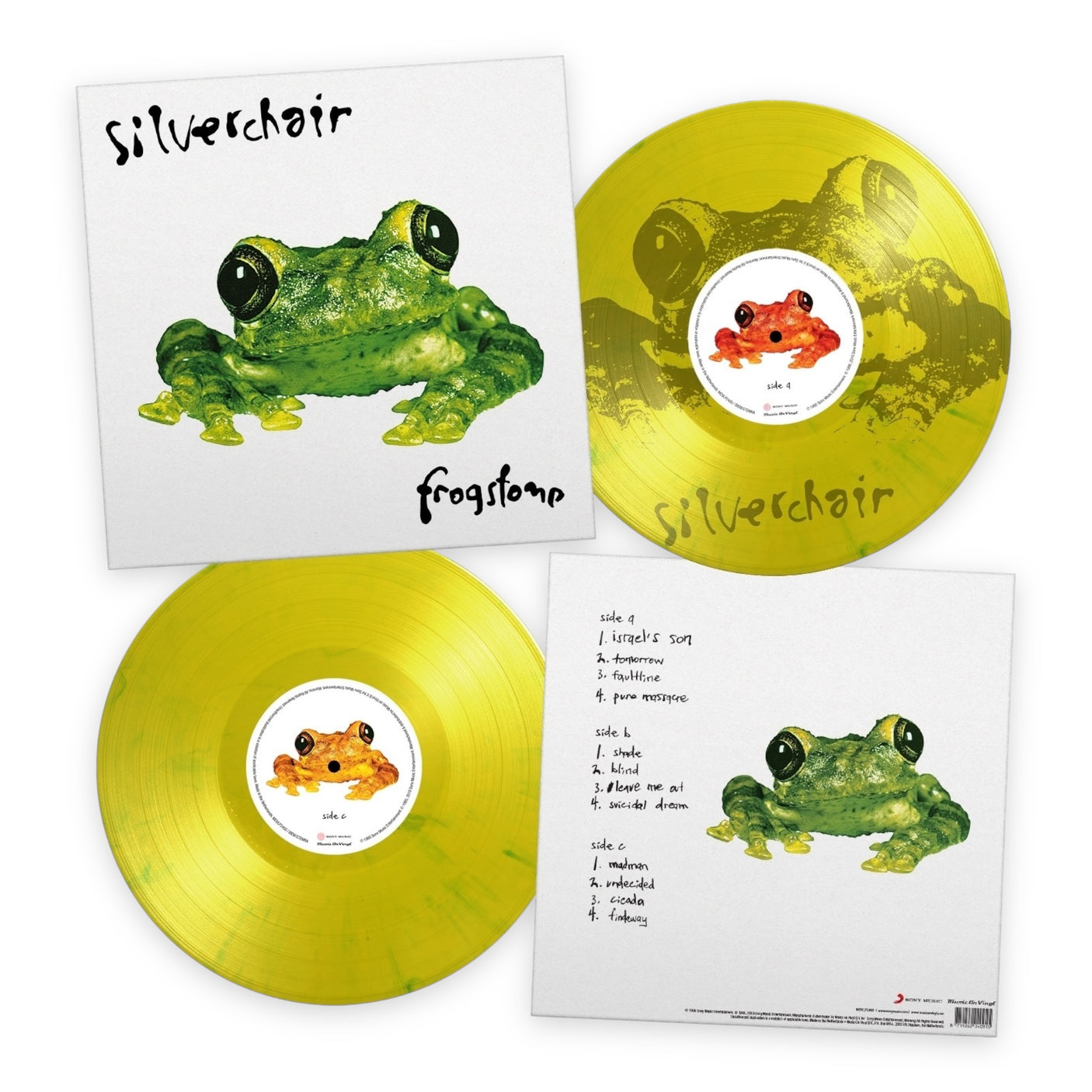 SILVERCHAIR - Frogstomp - YELLOW & GREEN MARBLED VINYL - 2 x LP VINYL - BRAND NEW