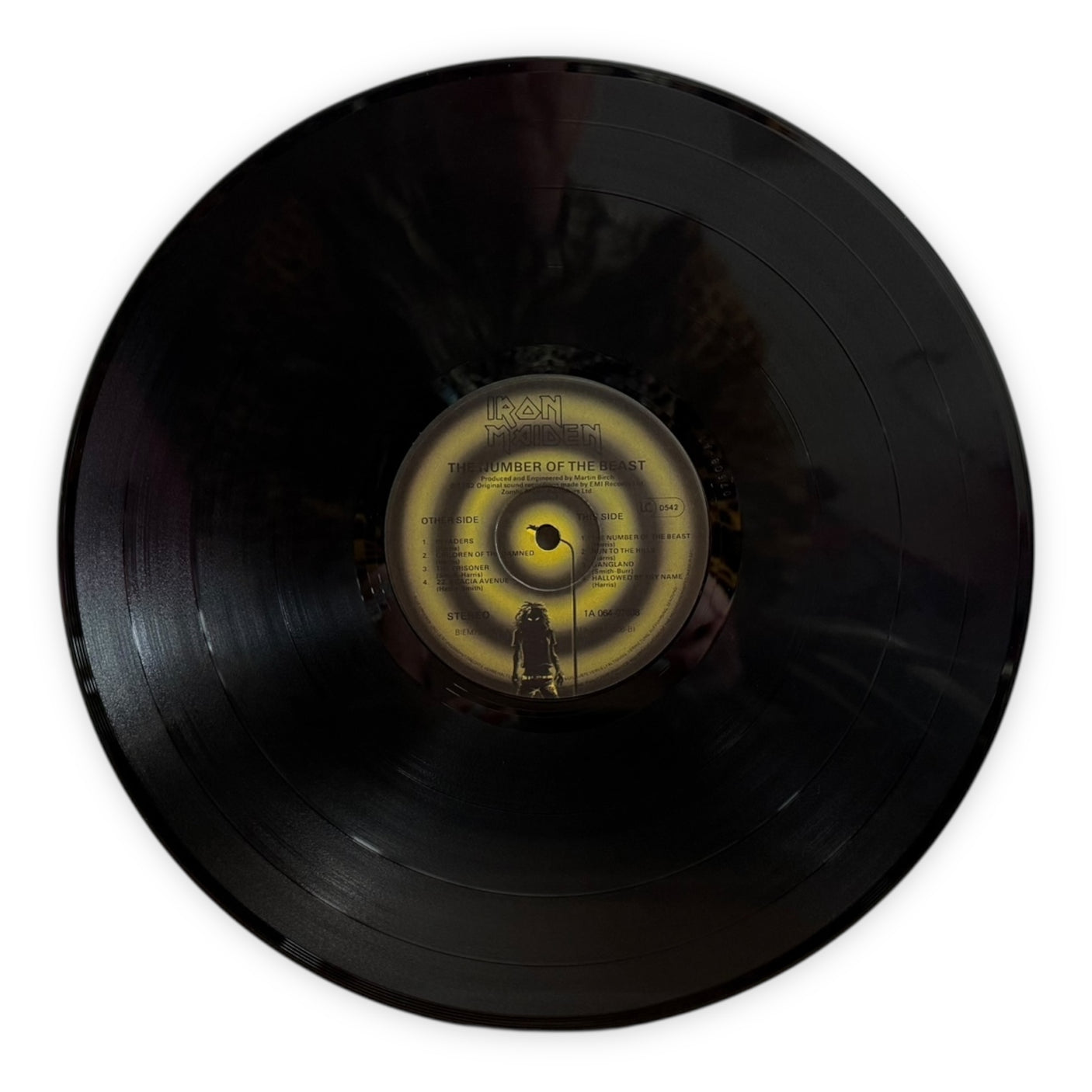 IRON MAIDEN - The Number Of The Beast - USED LP VINYL - ORIGINAL 1982 EUROPE PRESS - VG/VG