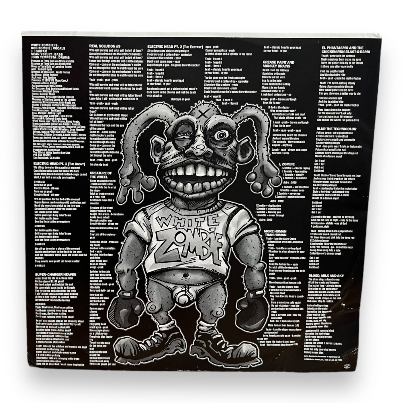 WHITE ZOMBIE - Astro Creep 2000 - USED LP VINYL - VG+/VG+