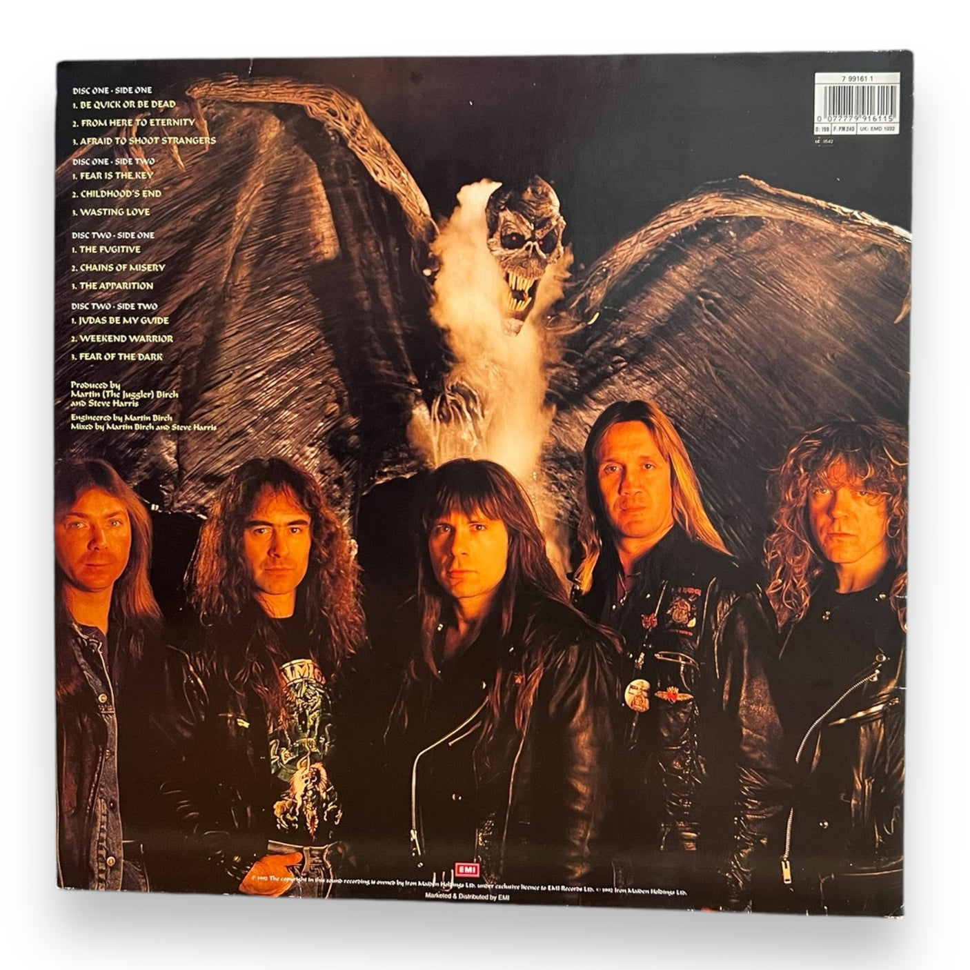 IRON MAIDEN - Fear Of The Dark - USED LP VINYL - VG+/VG+